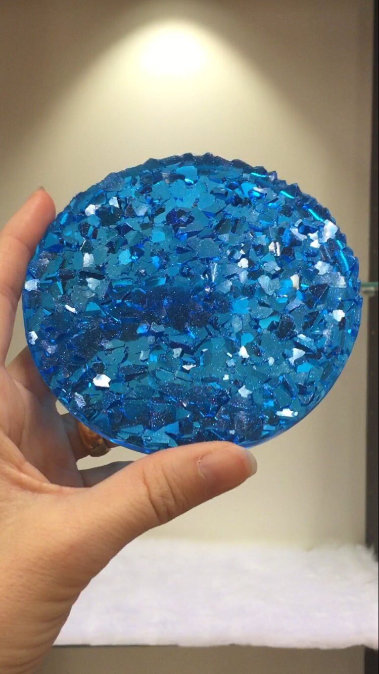 Crystal coaster silicone mold / Resin mold