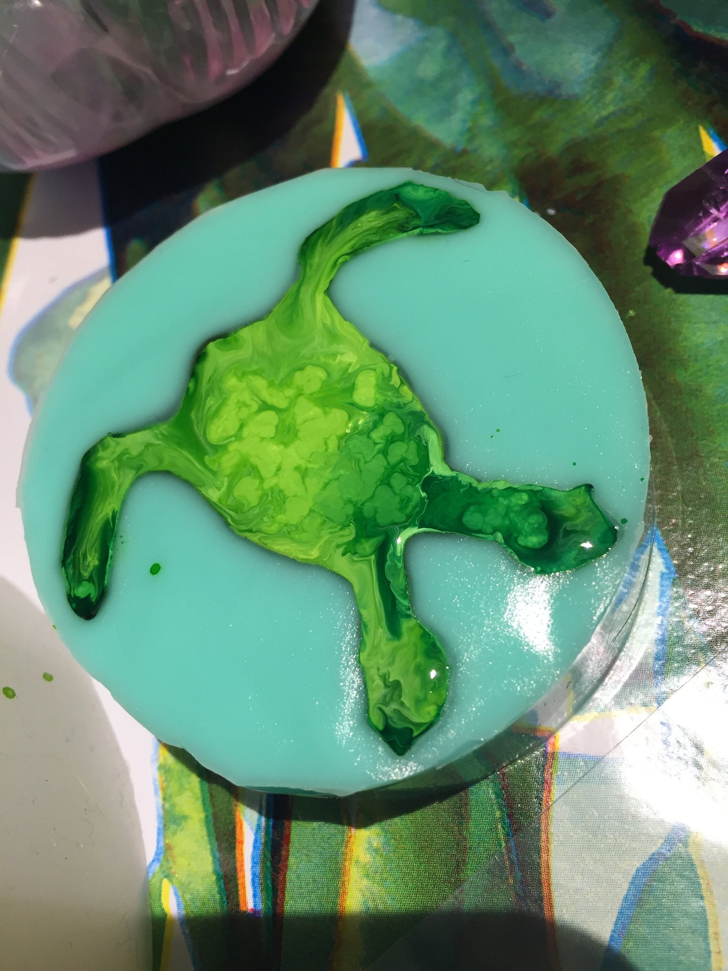 Crystal Turtle silicone mold / Resin mold