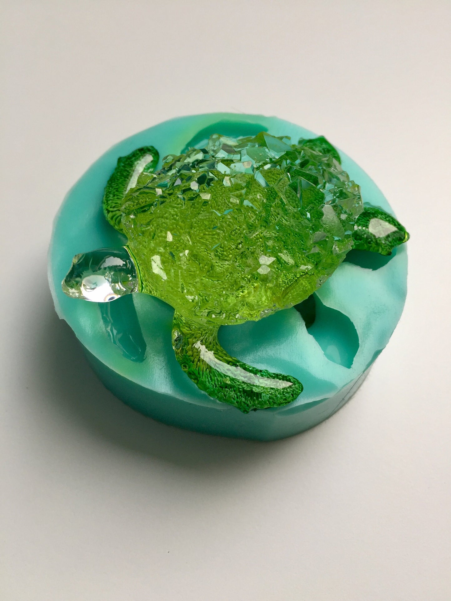 Crystal Turtle silicone mold / Resin mold