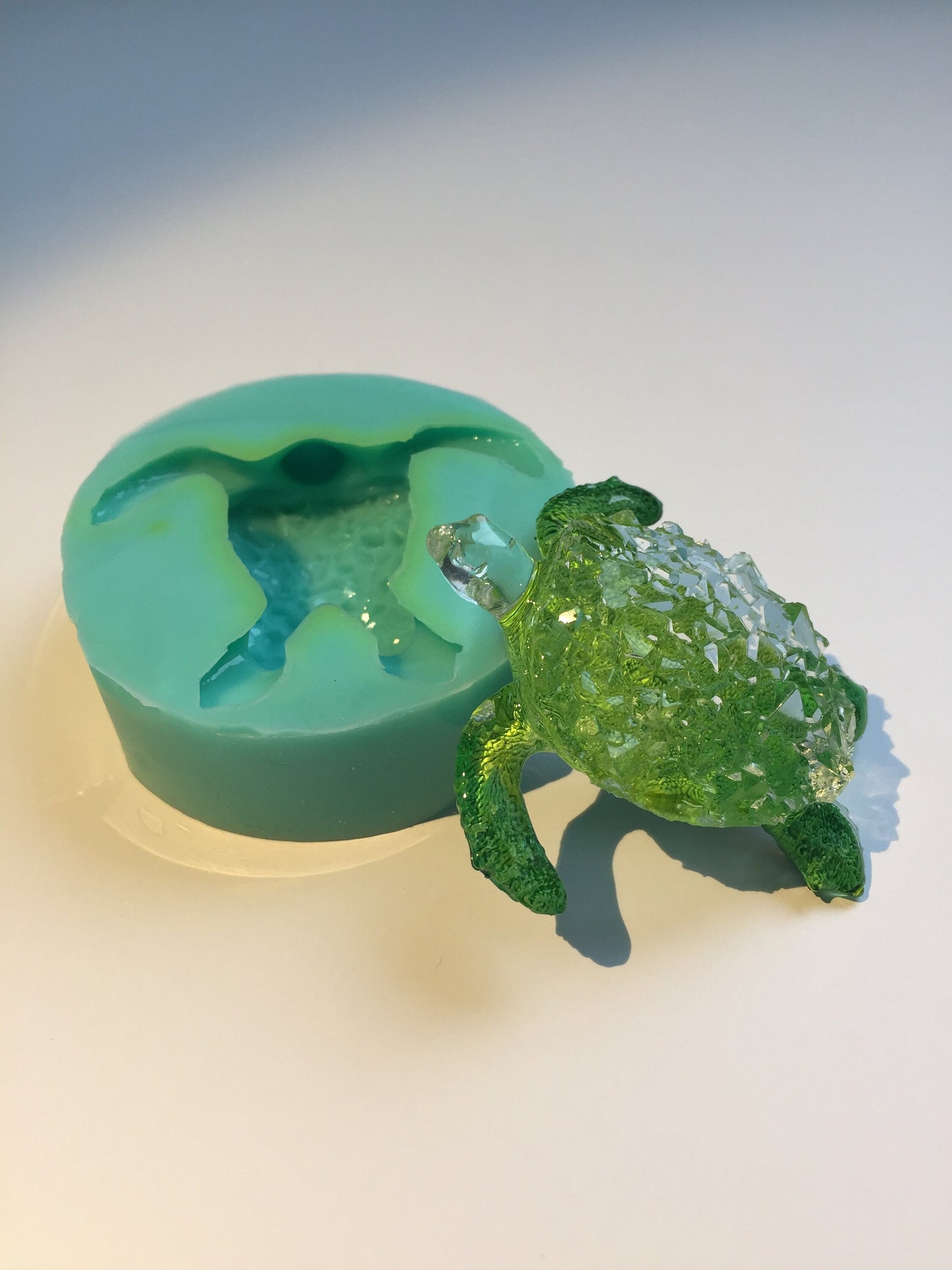 Crystal Turtle silicone mold / Resin mold