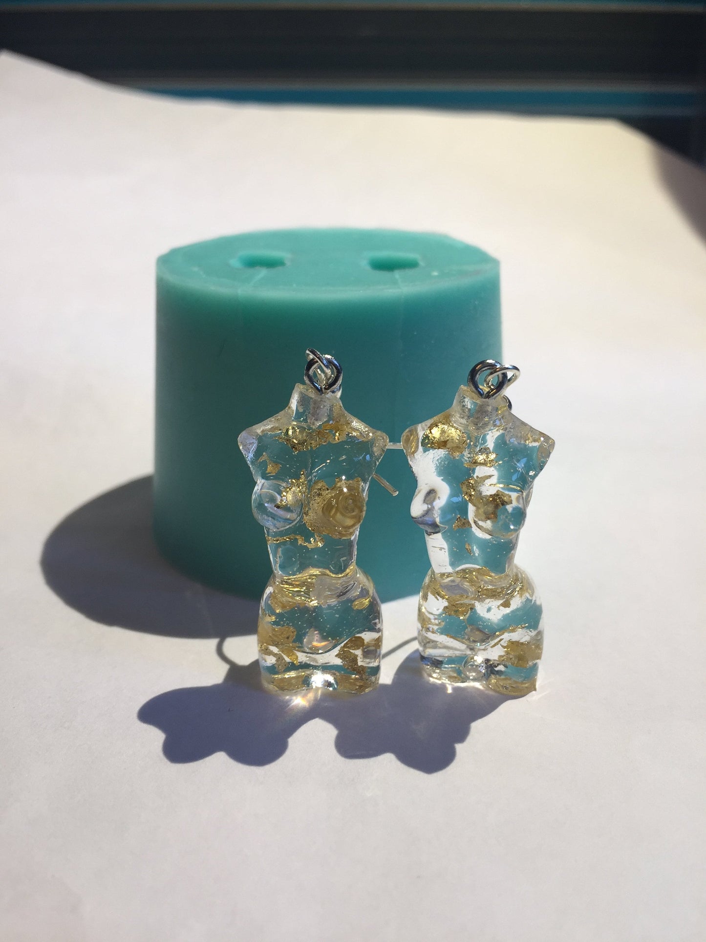 Goddess earring silicone mold / Resin mold