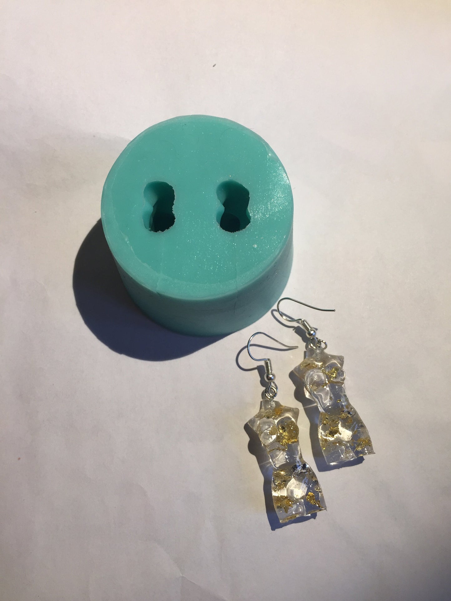 Goddess earring silicone mold / Resin mold