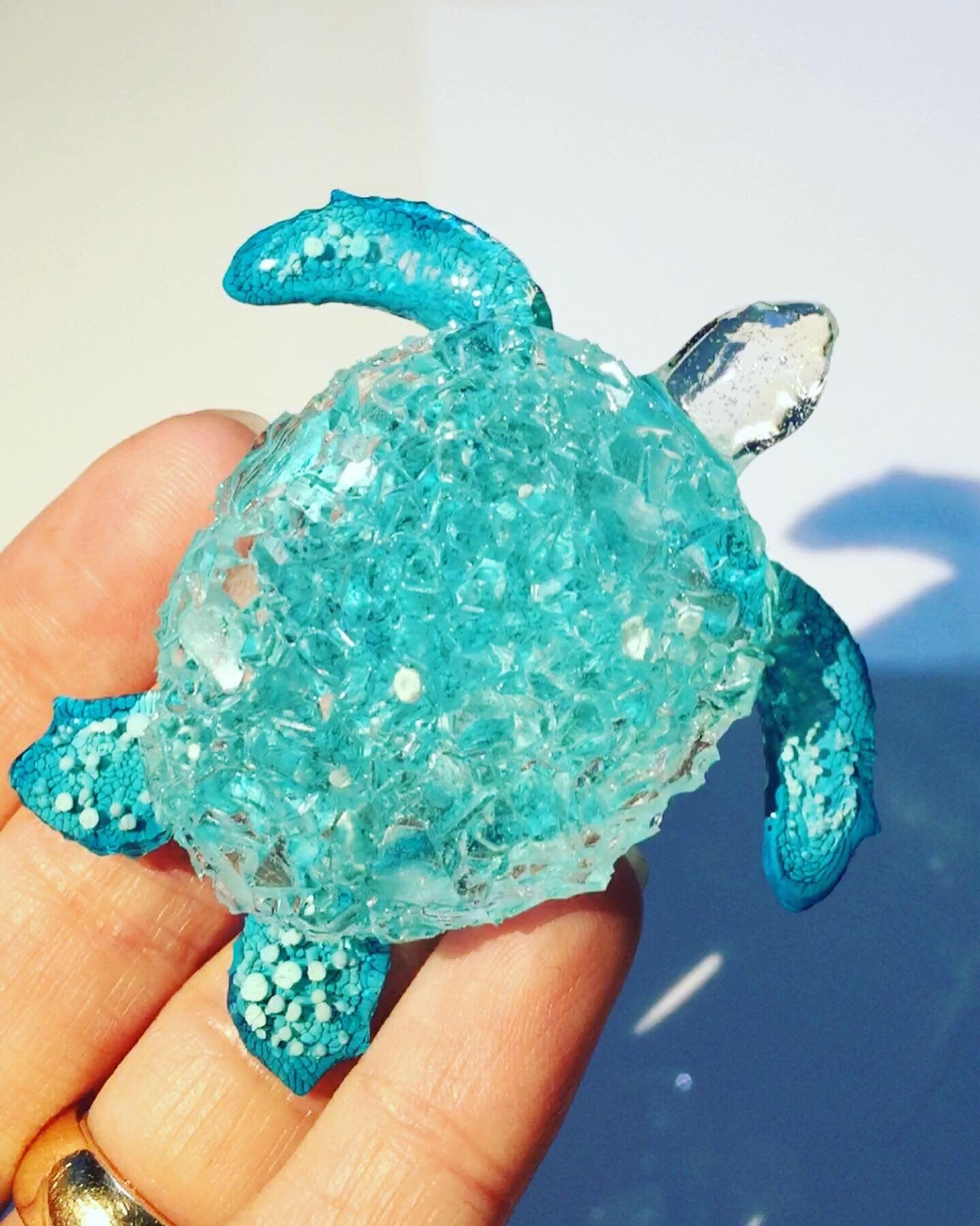 Crystal Turtle silicone mold / Resin mold