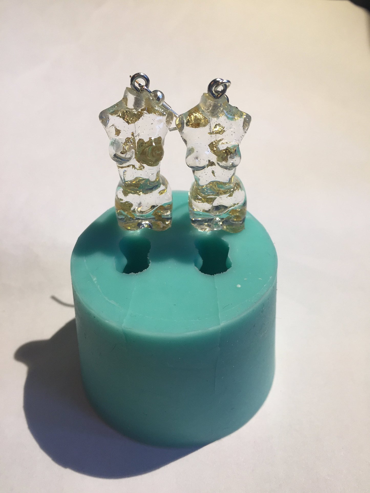 Goddess earring silicone mold / Resin mold