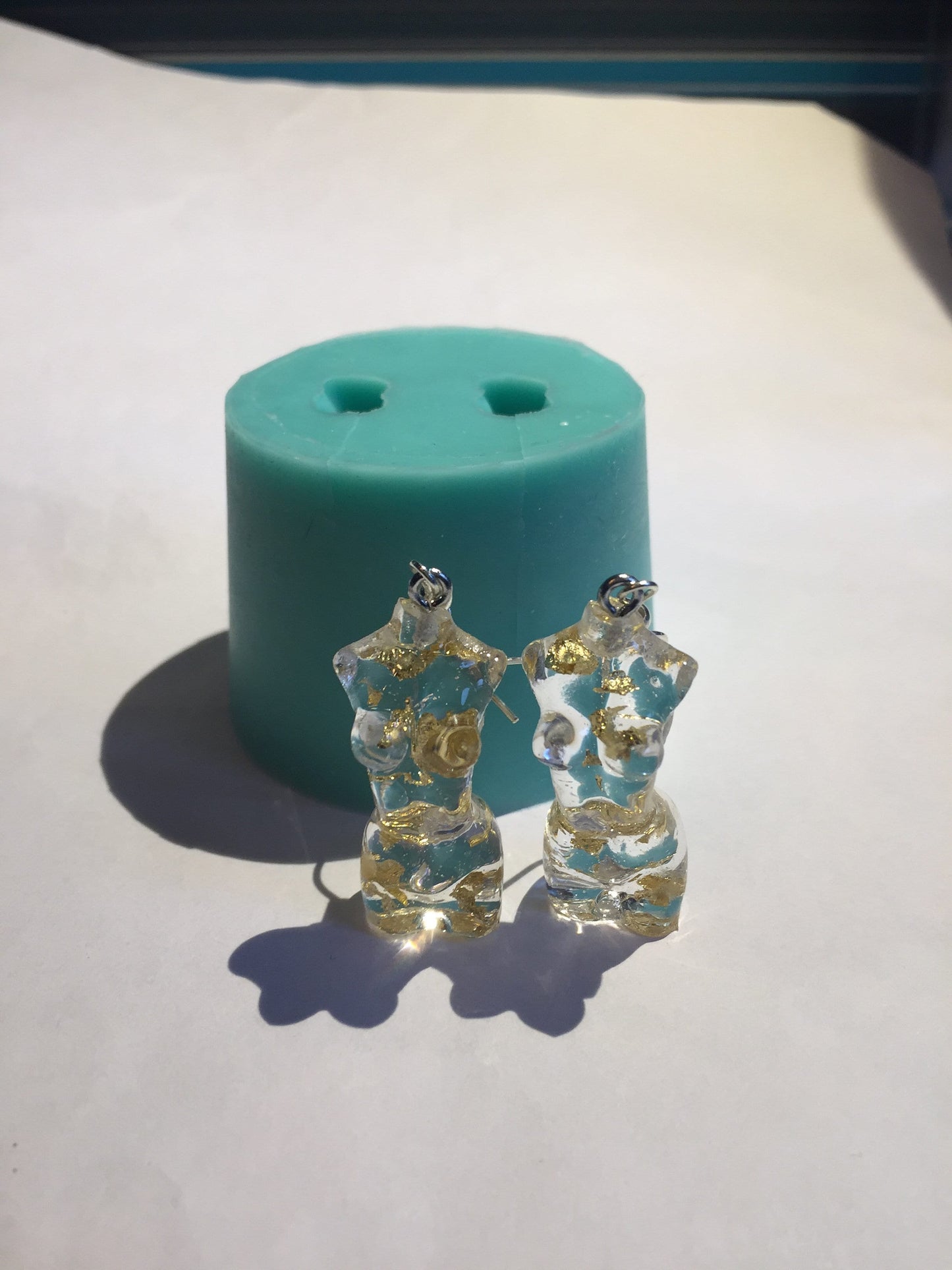 Goddess earring silicone mold / Resin mold