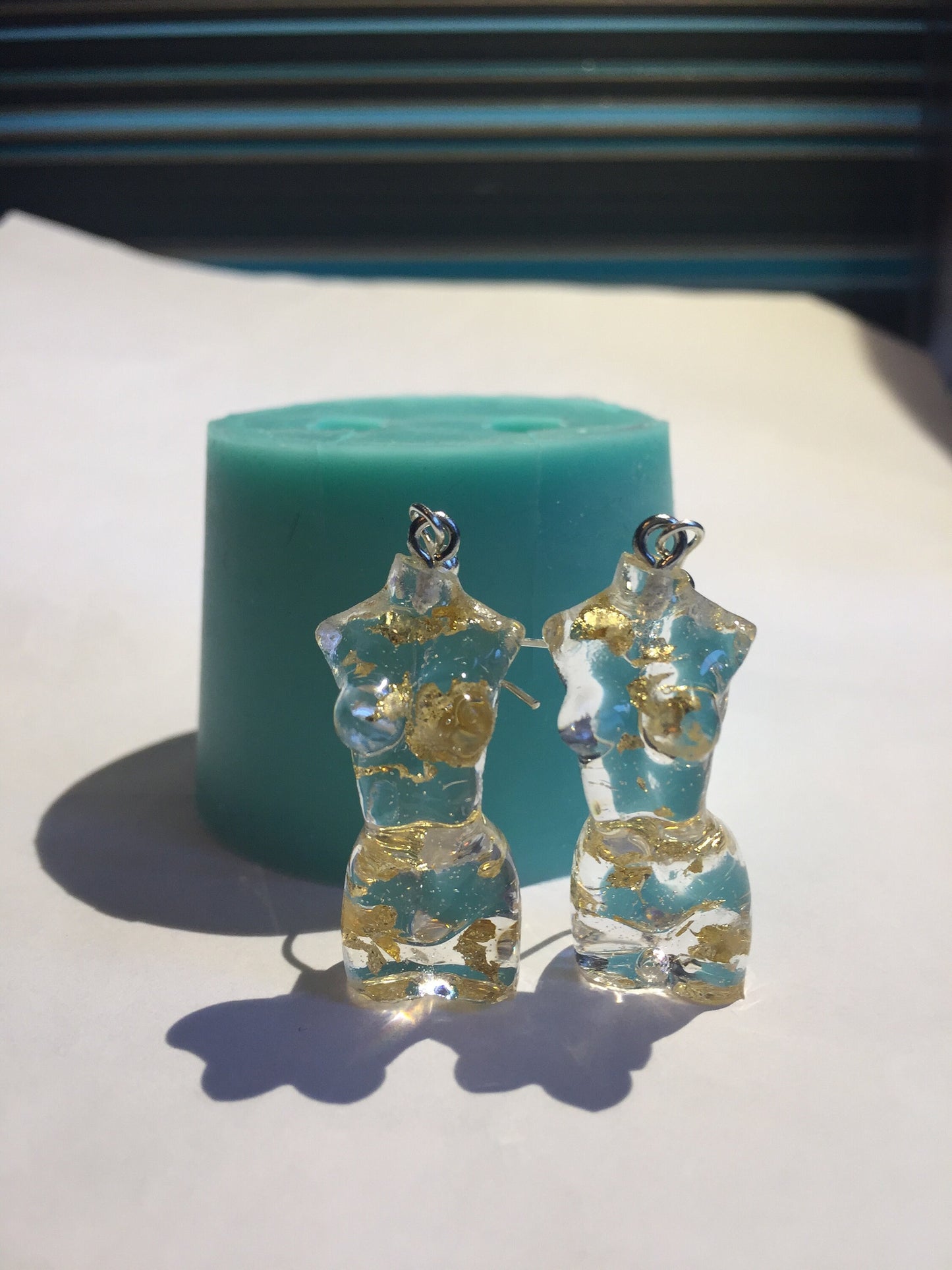 Goddess earring silicone mold / Resin mold