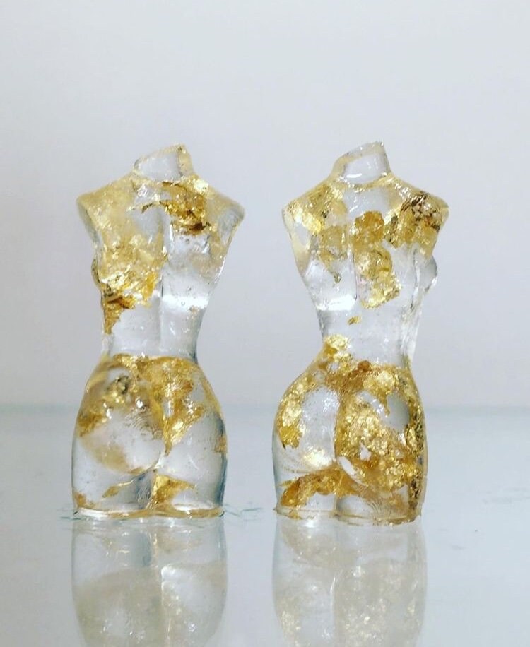 Goddess earring silicone mold / Resin mold