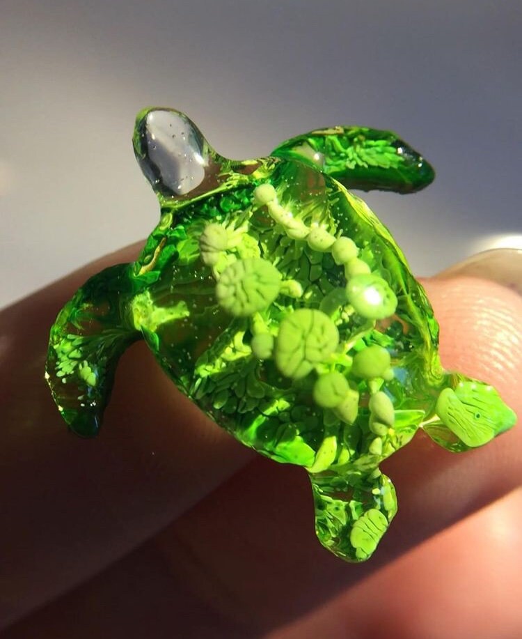 2 mini Turtle silicone molds / Resin molds