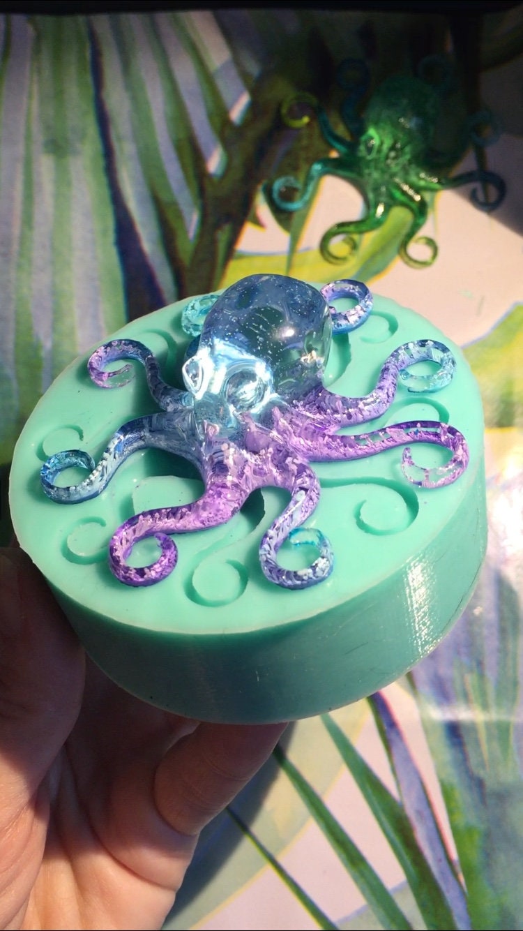 Octopus silicone mold / Resin mold