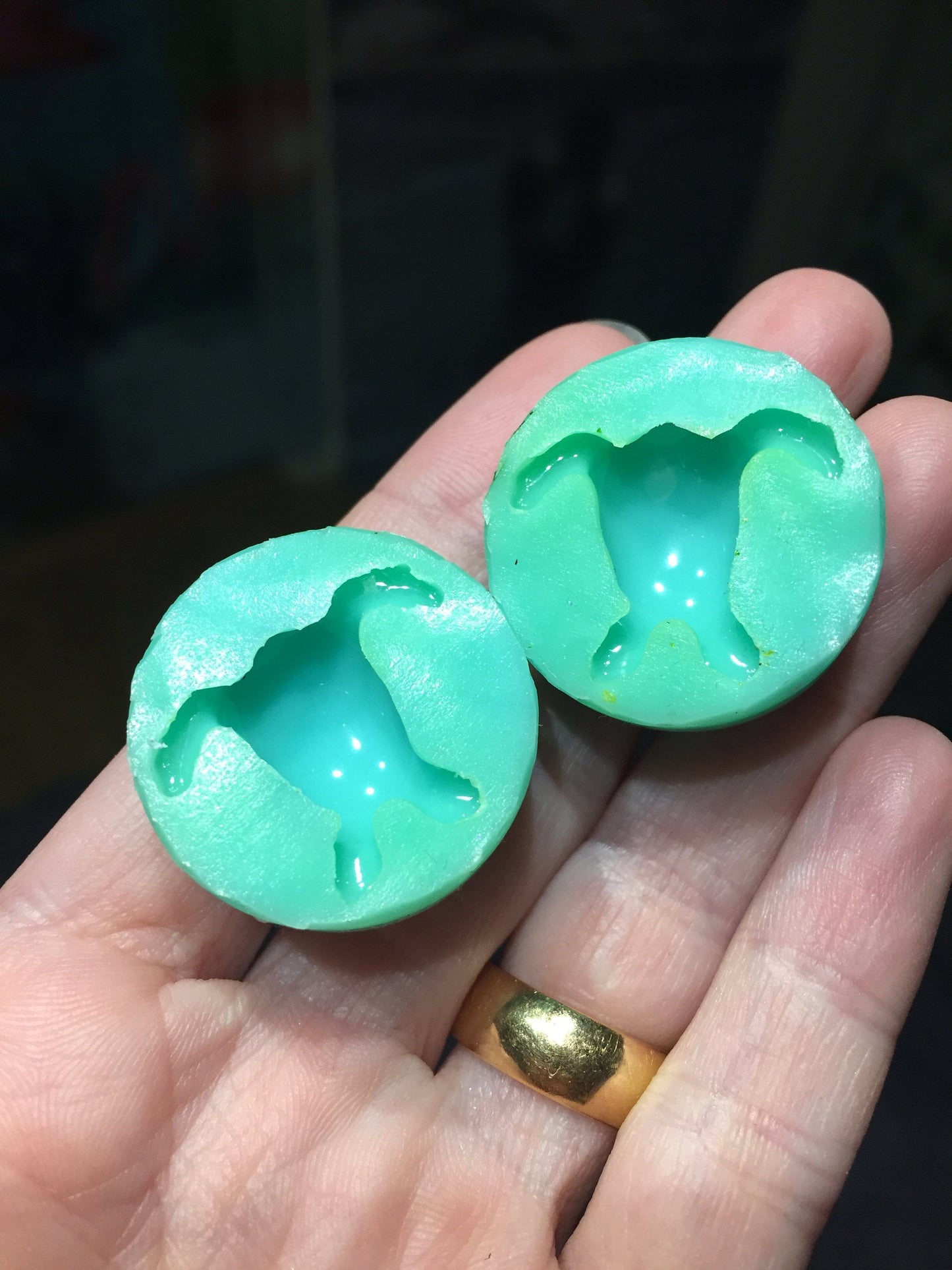 2 mini Turtle silicone molds / Resin molds