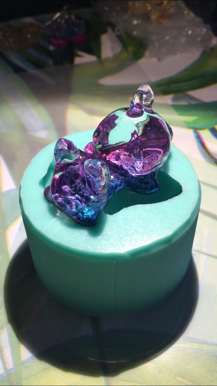 Cat phonestand silicone mold / Resin mold