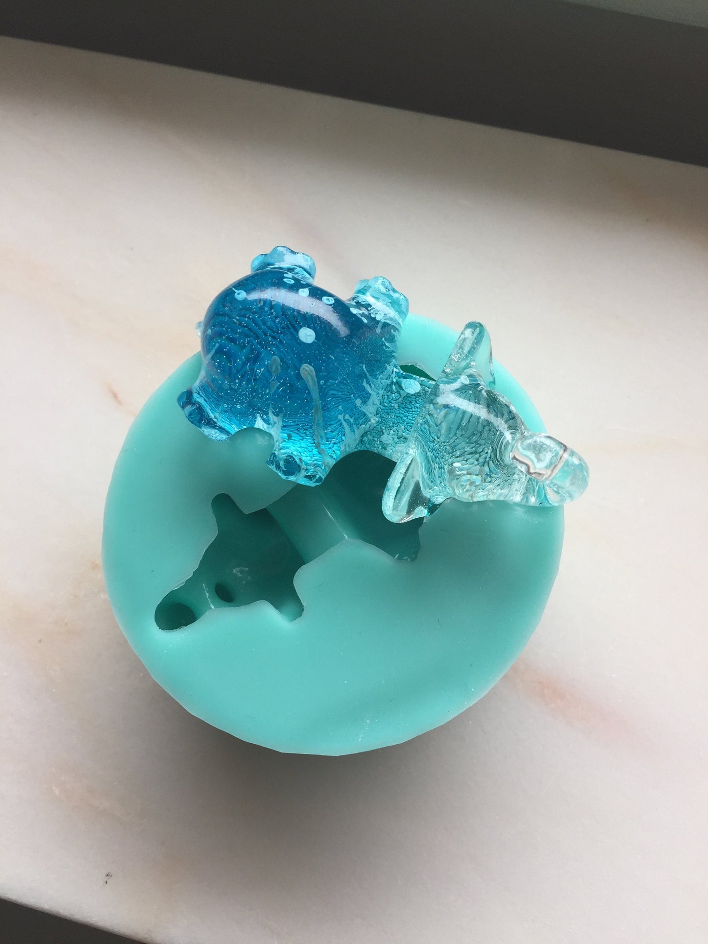 elephant phonestand silicone mold / Resin mold