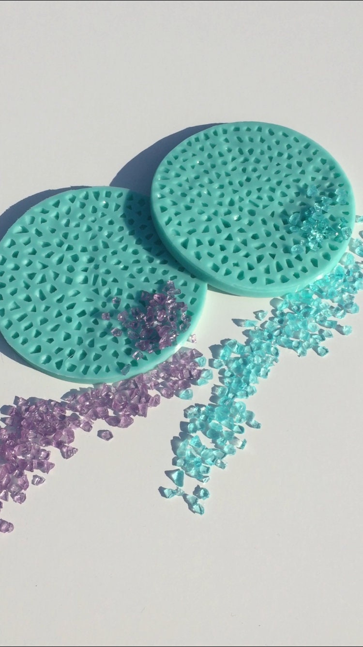 Mini Crystal chips silicone mold / Crystal Resin mold