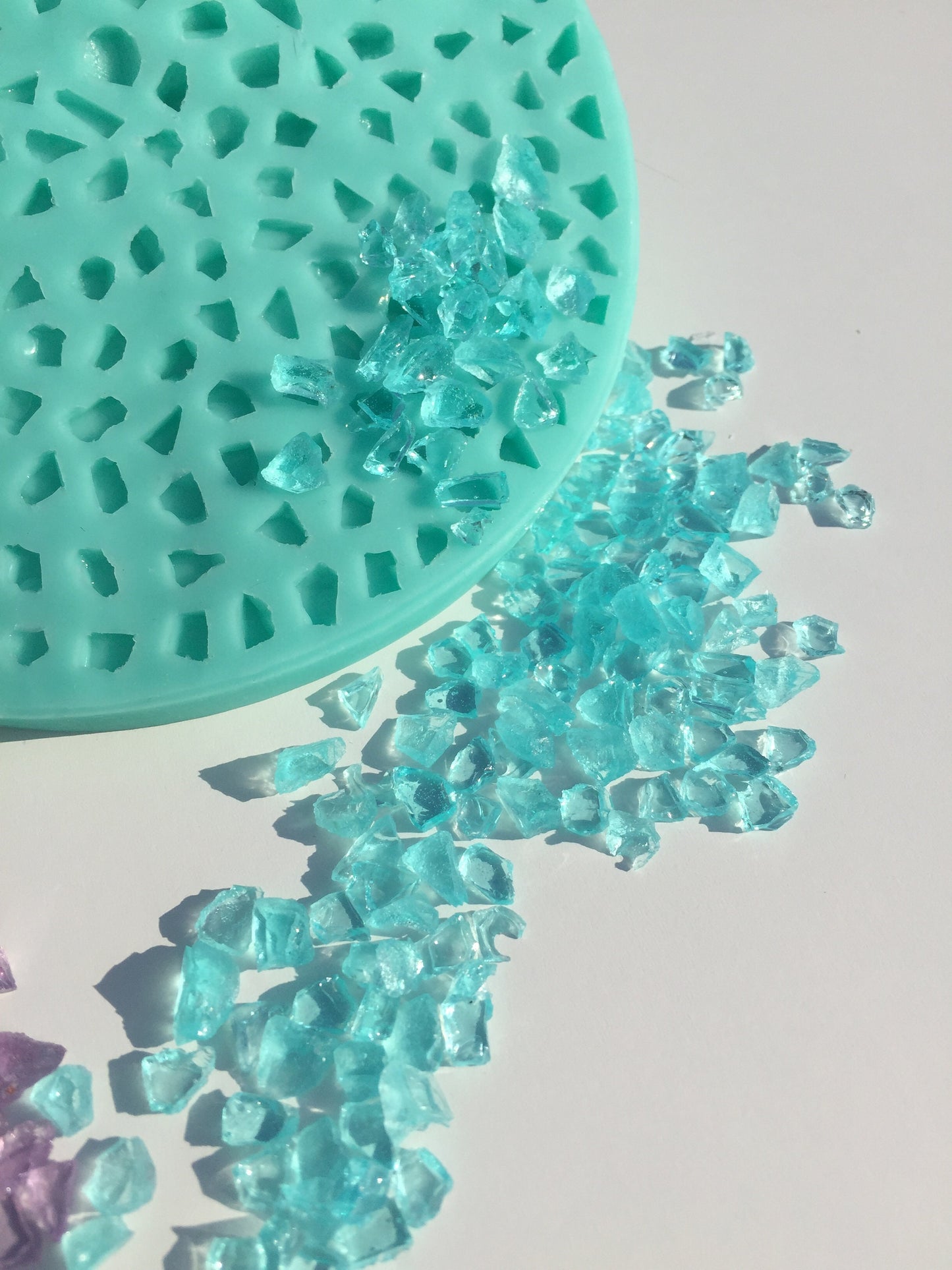 Mini Crystal chips silicone mold / Crystal Resin mold