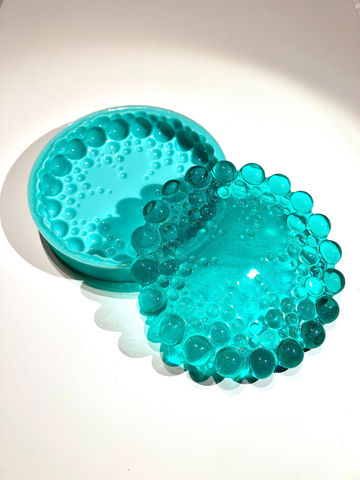 Bubbly coaster silicone mold / Resin mold