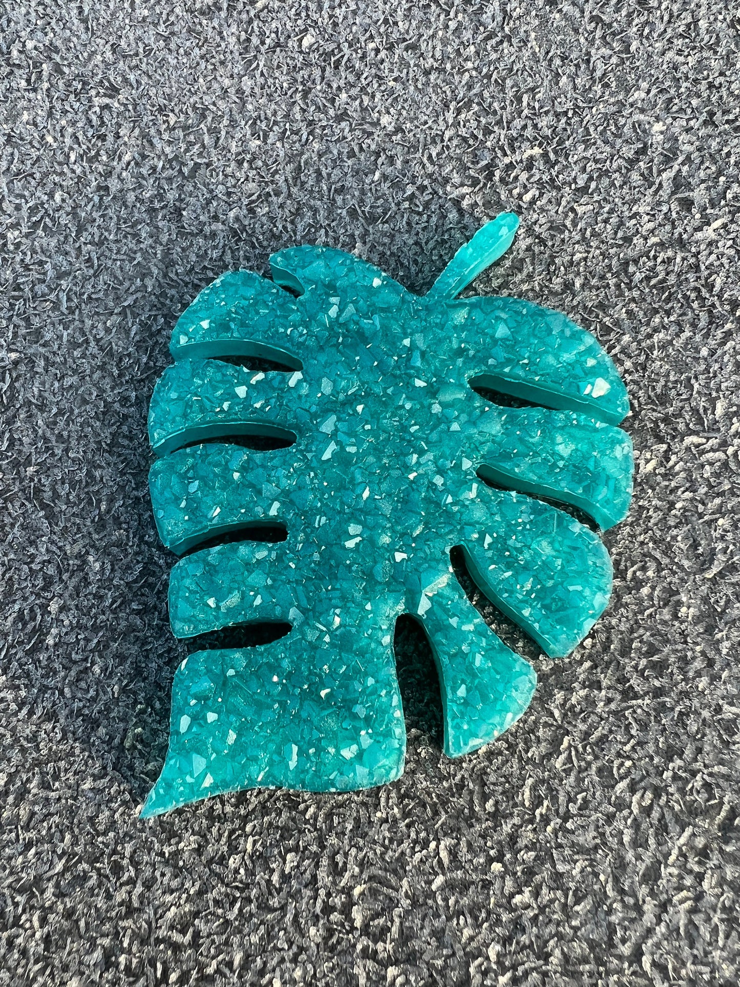 Crystal monstera mold- silicone mold / Resin leaf mold