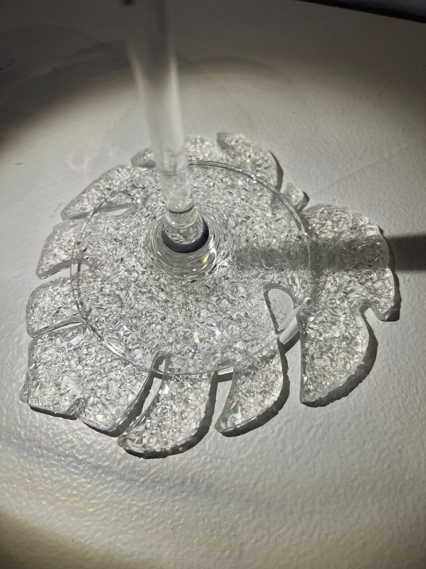 Crystal monstera mold- silicone mold / Resin leaf mold