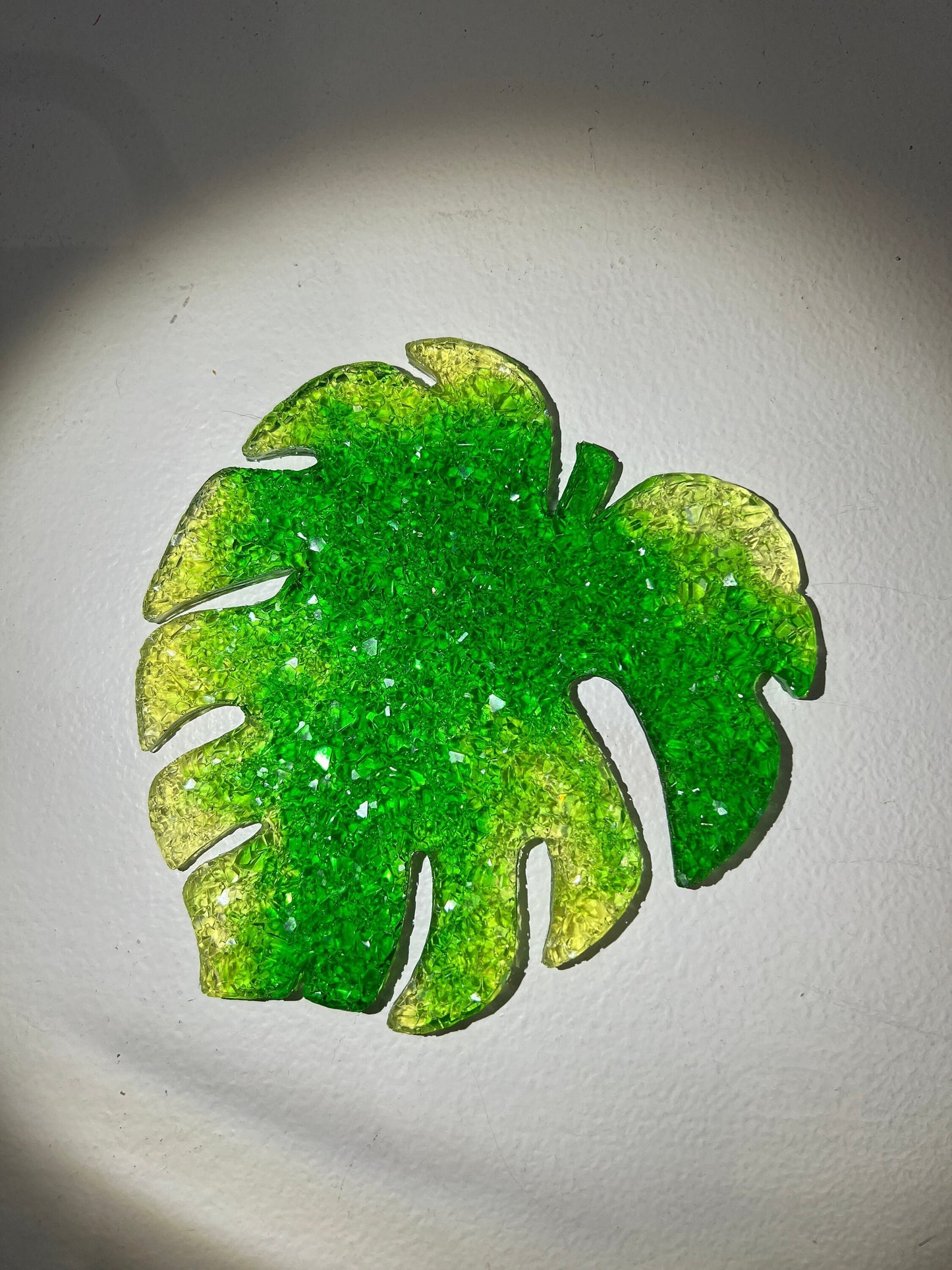 Crystal monstera mold- silicone mold / Resin leaf mold