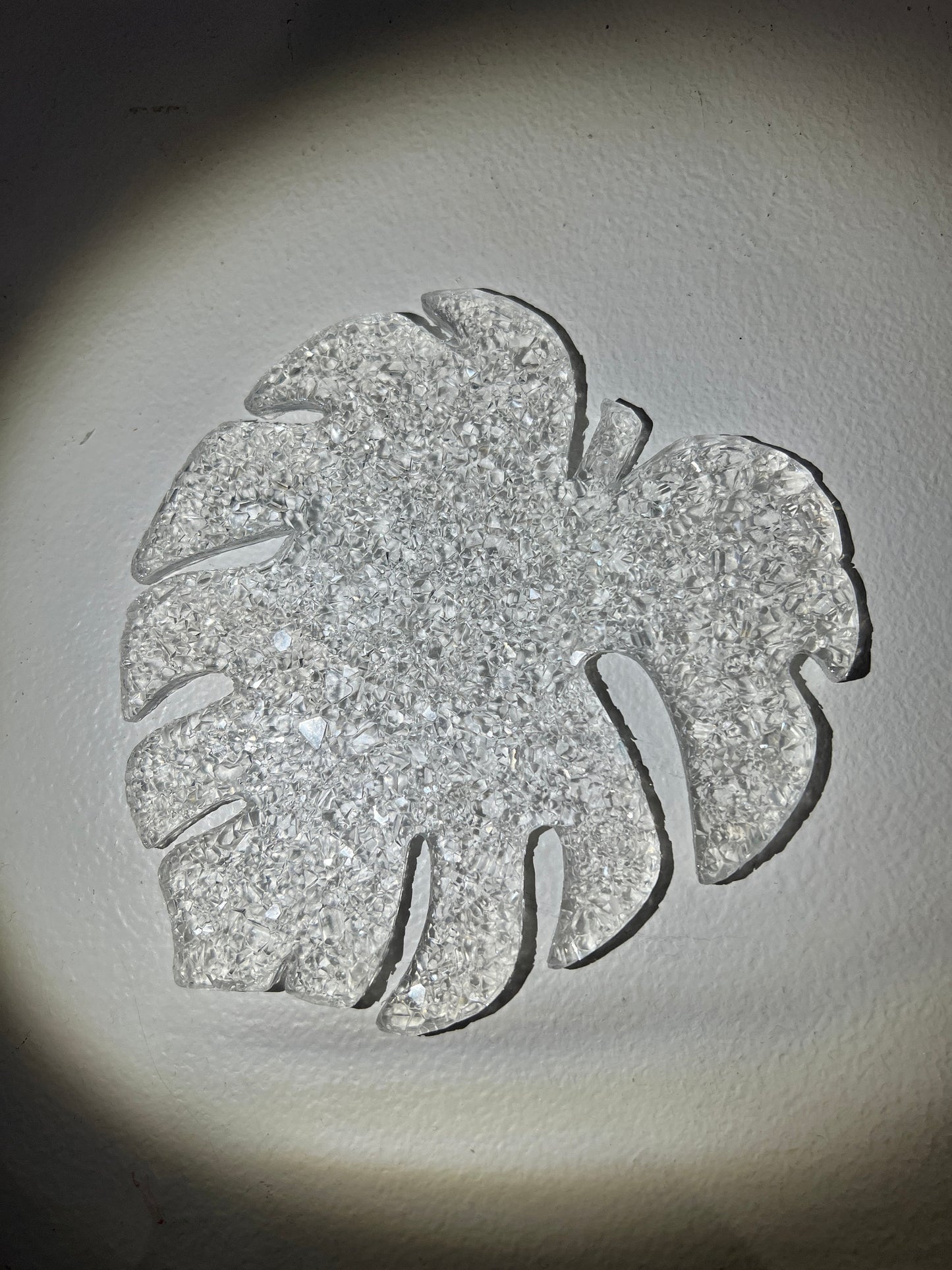 Crystal monstera mold- silicone mold / Resin leaf mold