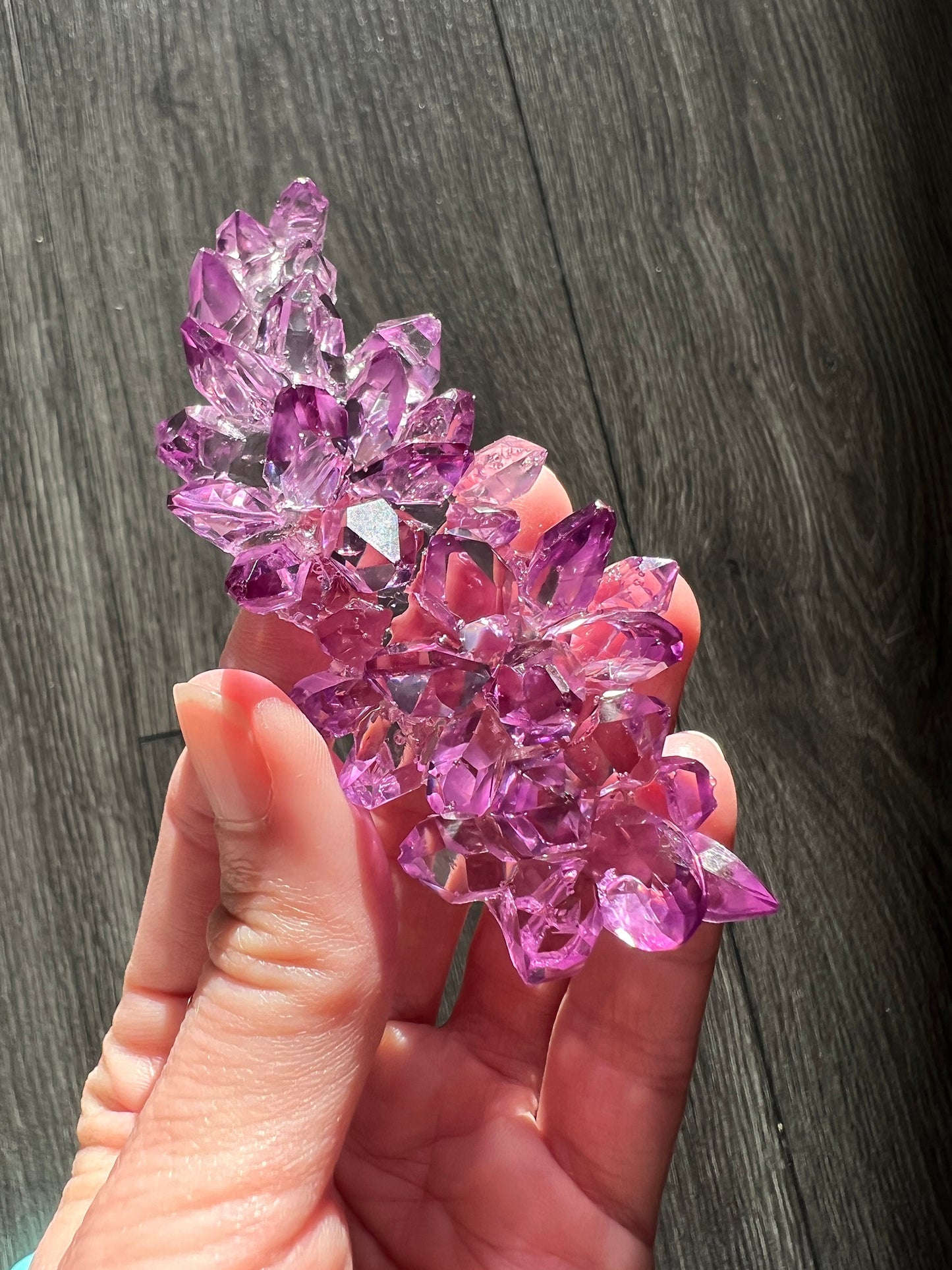 Crystal cluster silicone mold / Crystal Resin mold