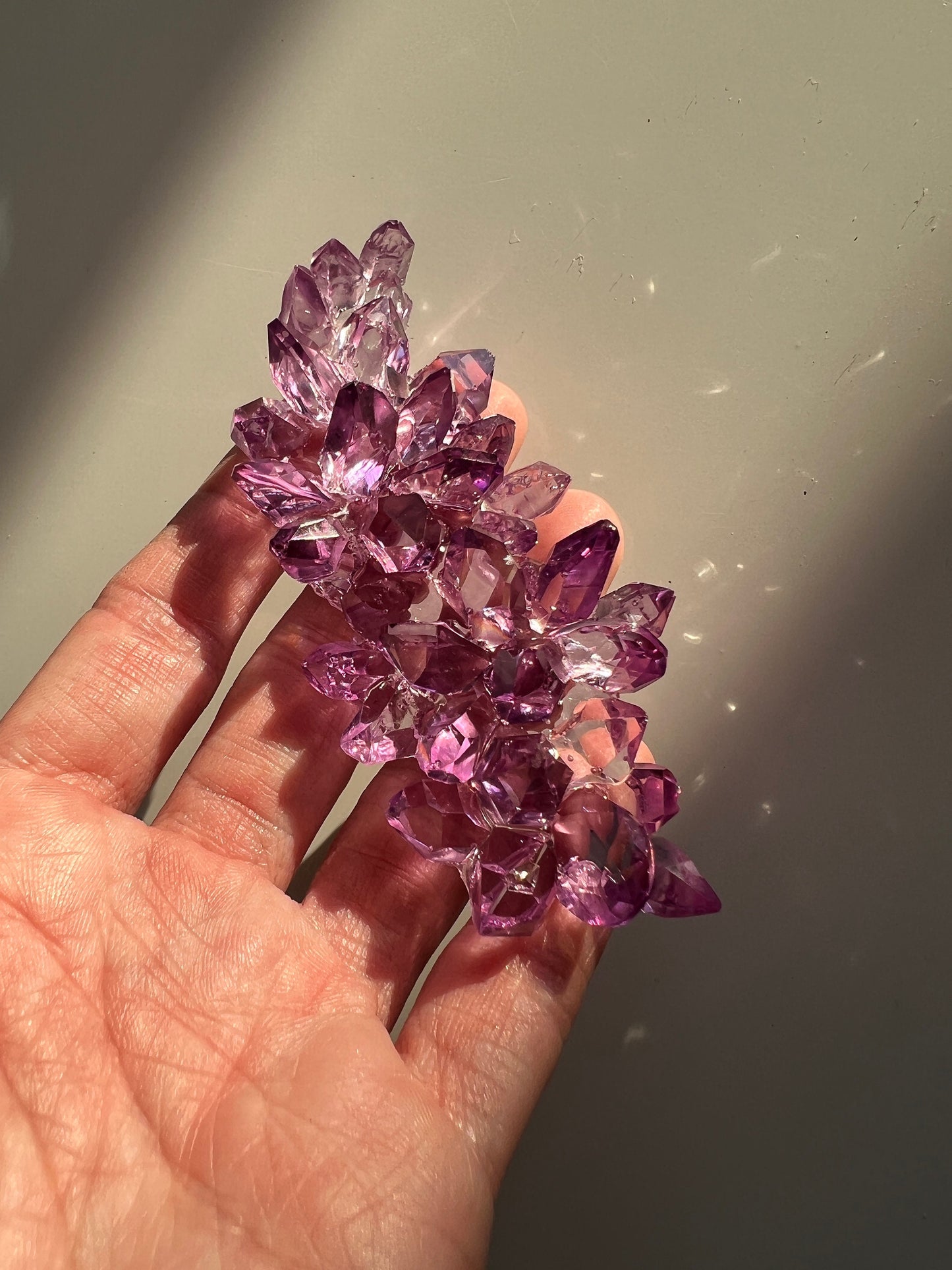 Crystal cluster silicone mold / Crystal Resin mold