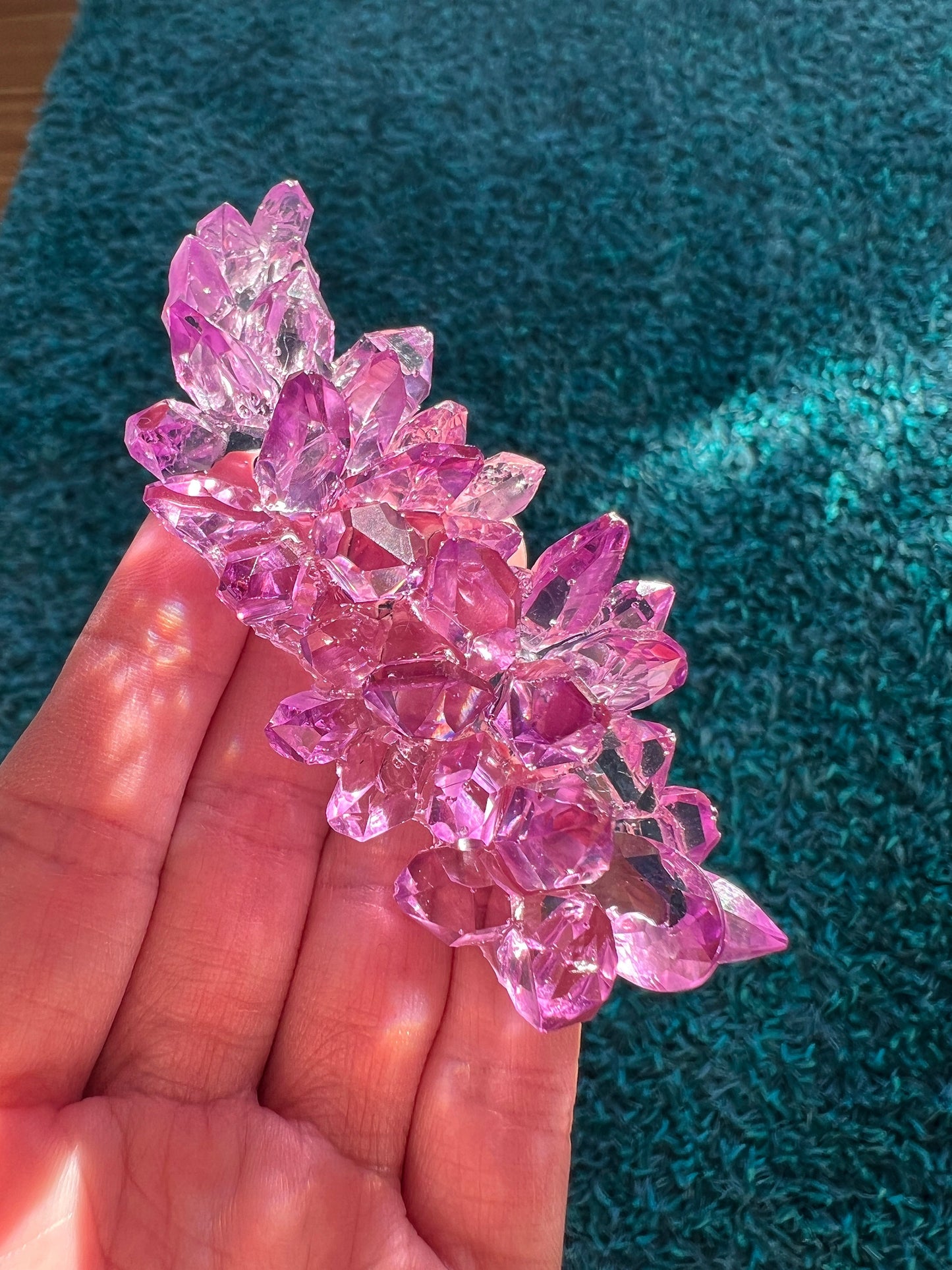Crystal cluster silicone mold / Crystal Resin mold