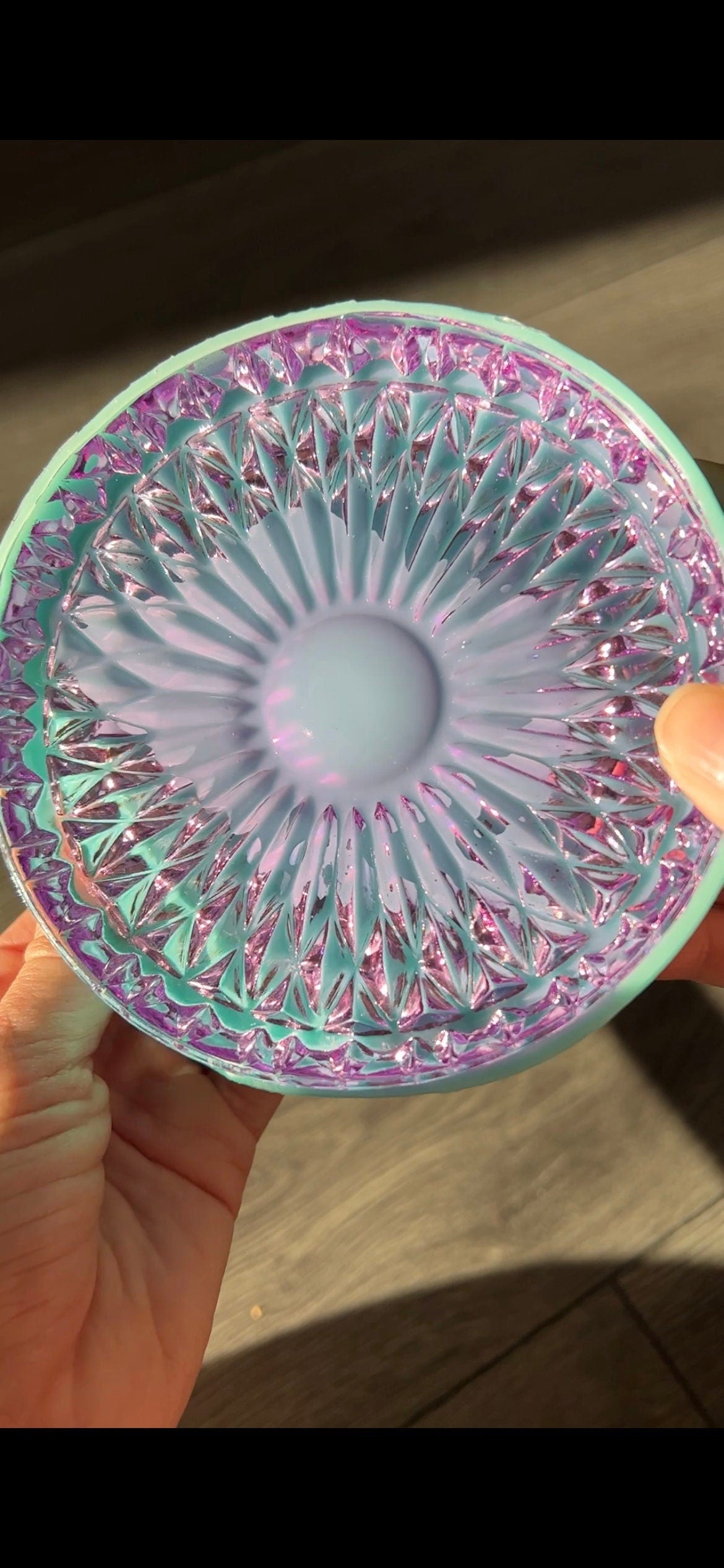 Crystal coaster silicone mold / Resin mold