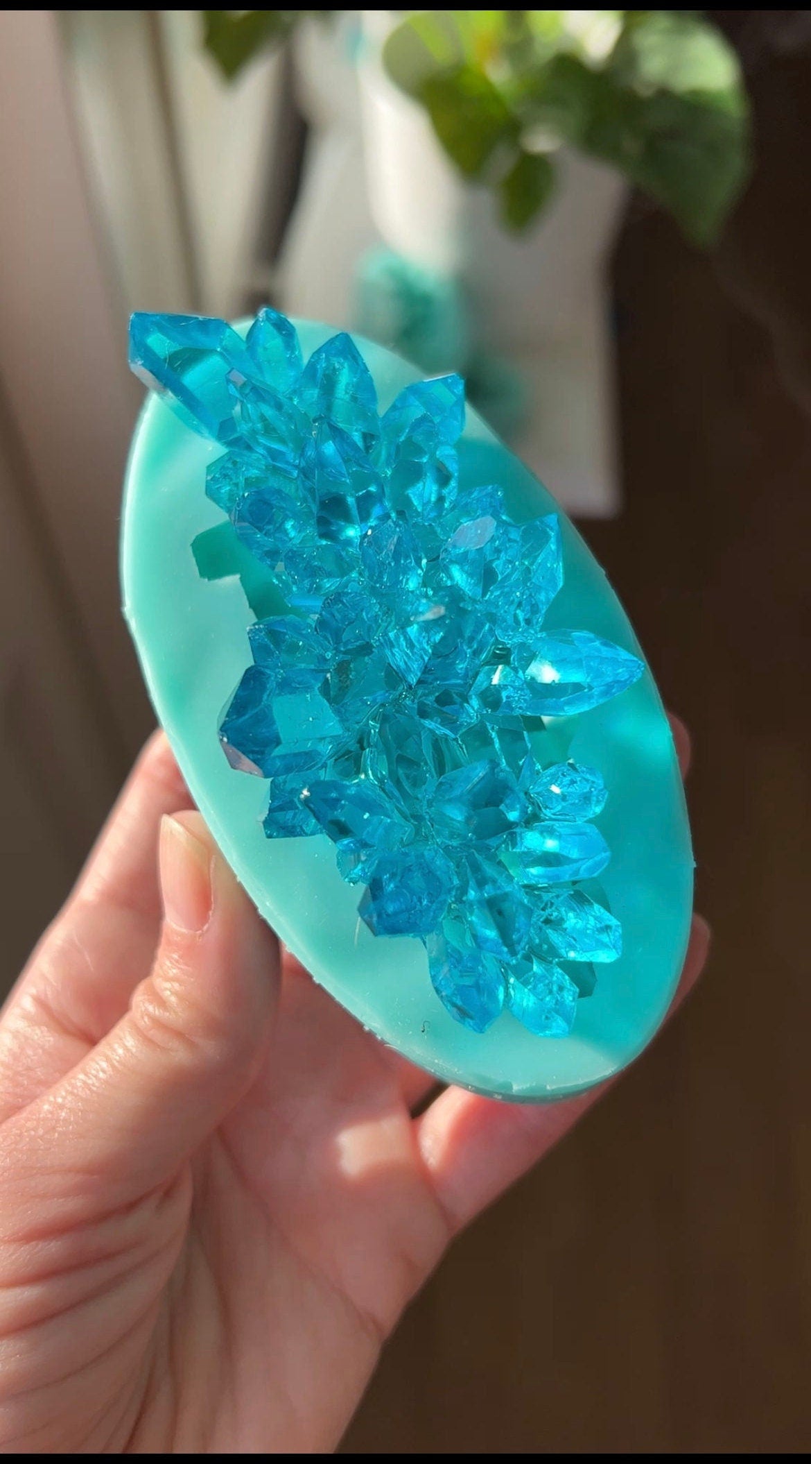 Crystal cluster silicone mold / Crystal Resin mold