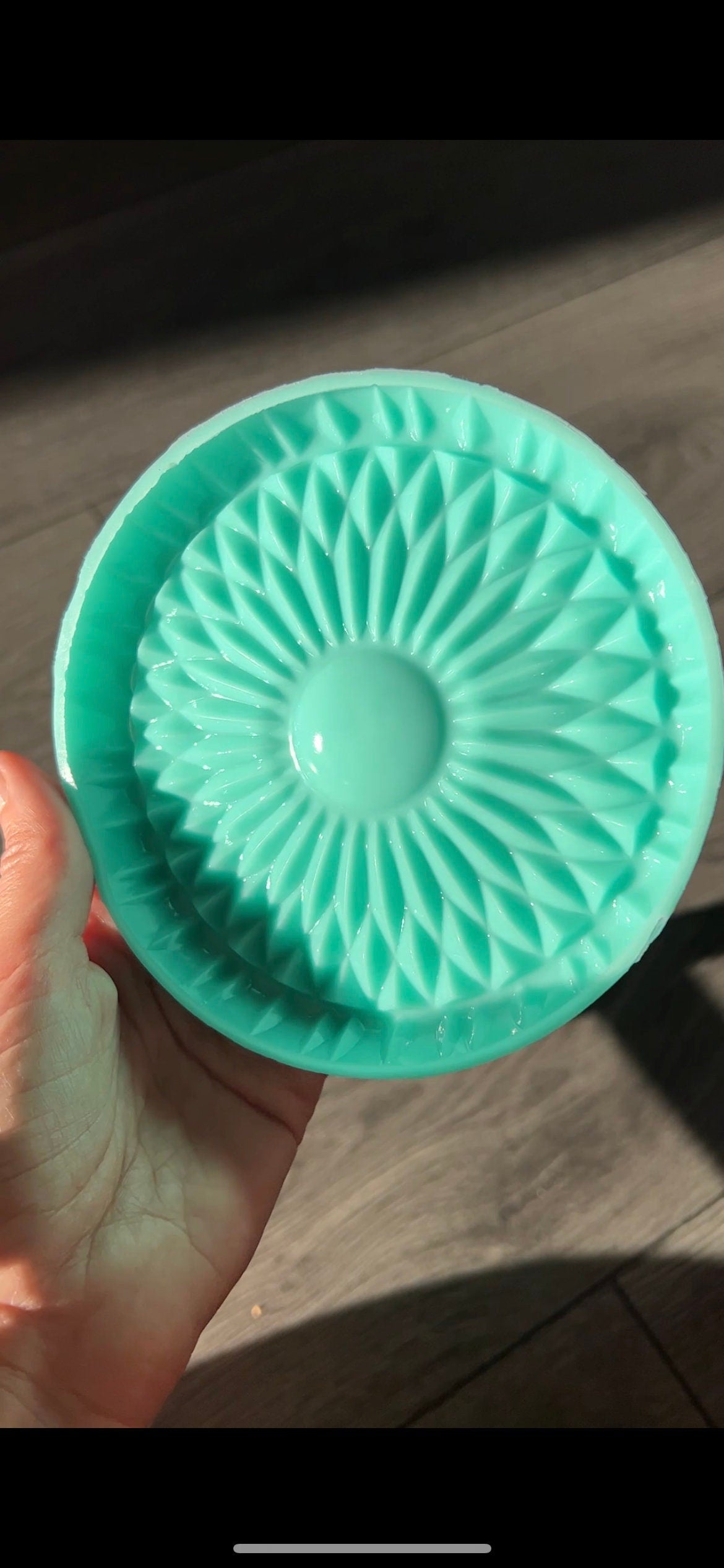 Crystal coaster silicone mold / Resin mold