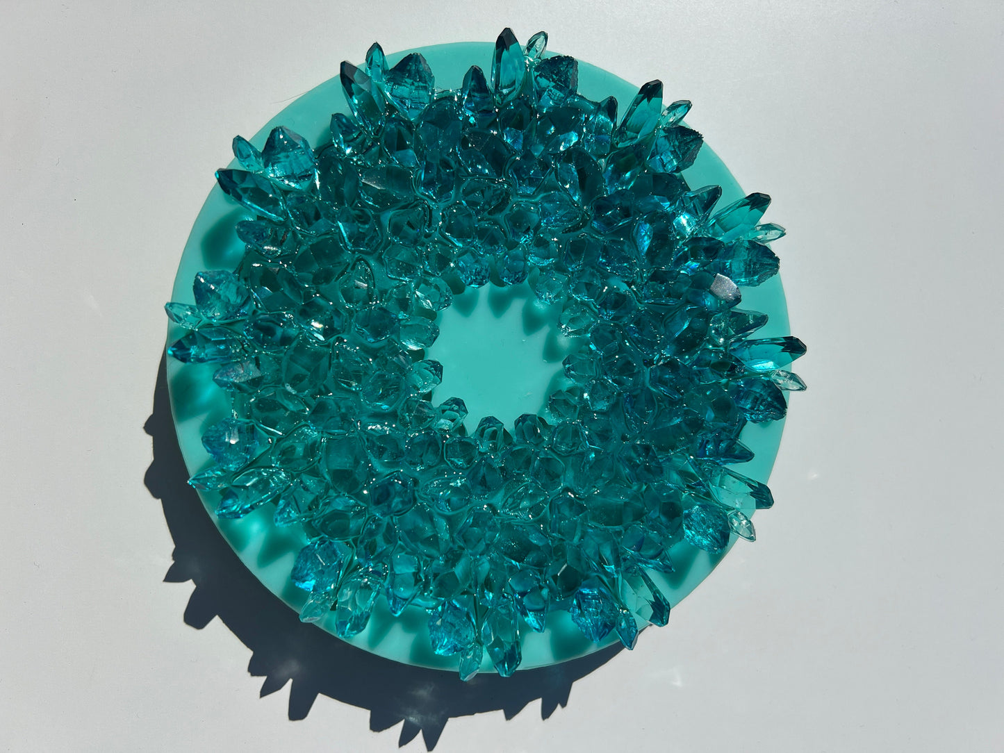 Crystal circle silicone mold / Resin mold