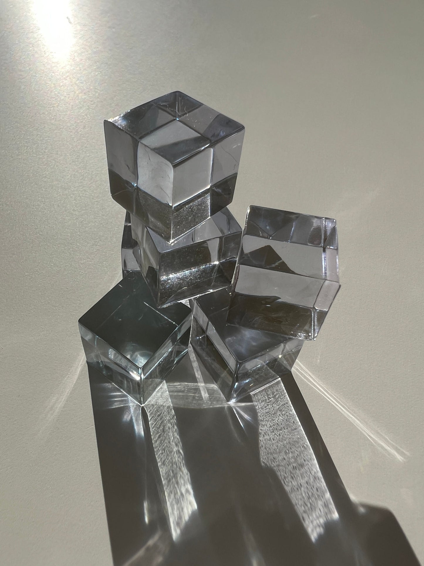 6 Crystal cubes silicone mold / Crystal Resin mold