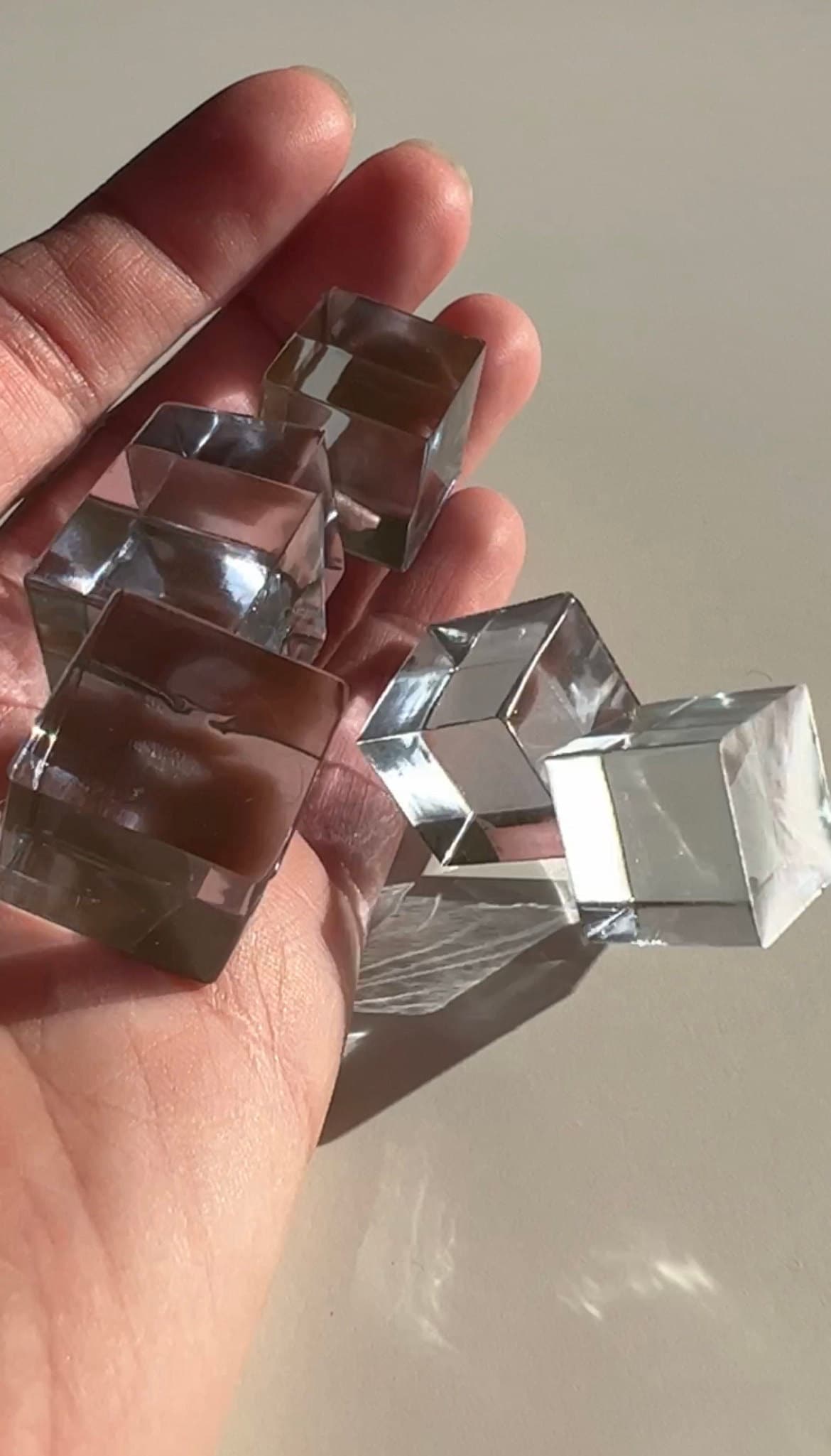 6 Crystal cubes silicone mold / Crystal Resin mold