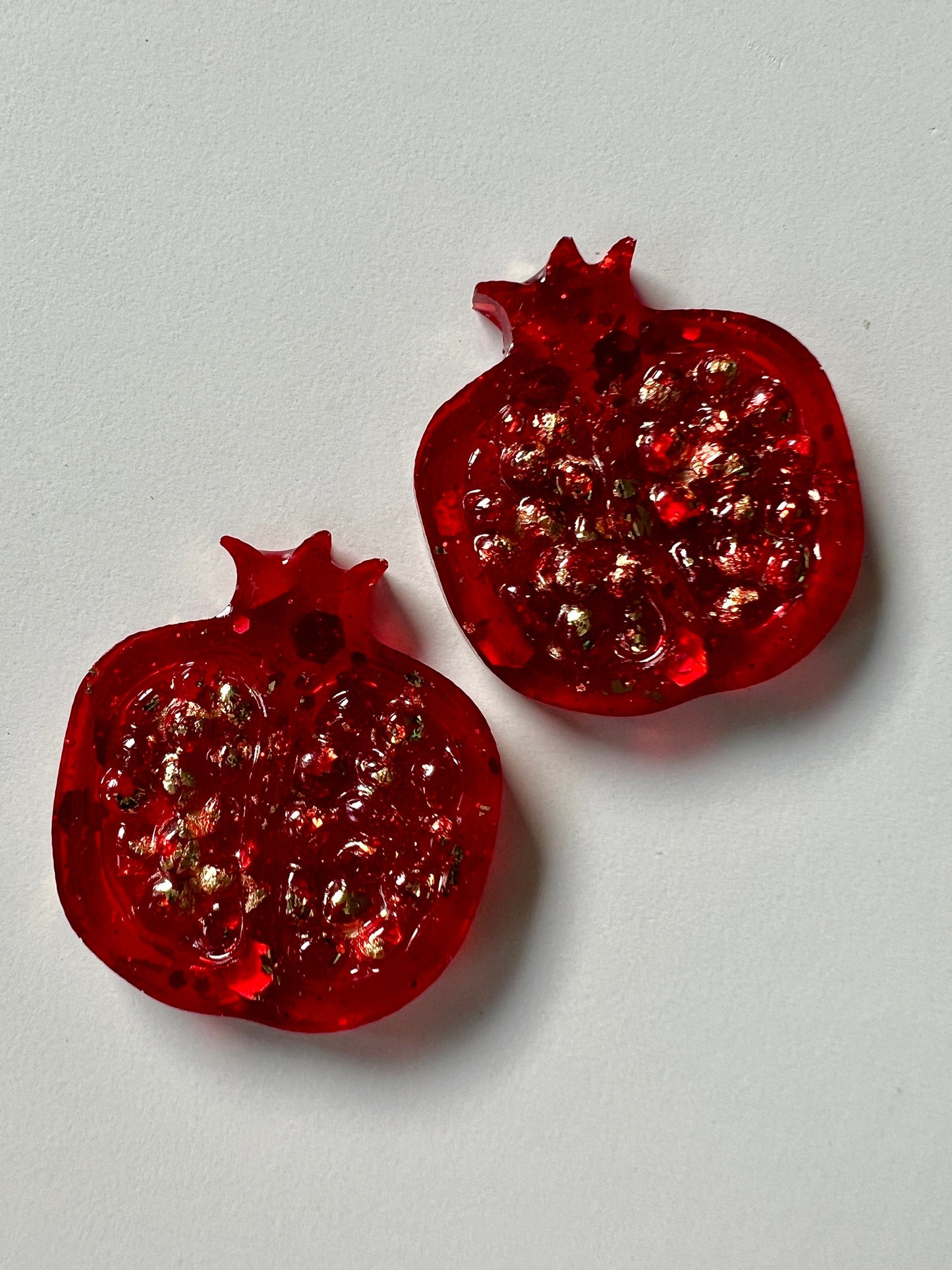 Pomegranate earring silicone mold / Resin molds