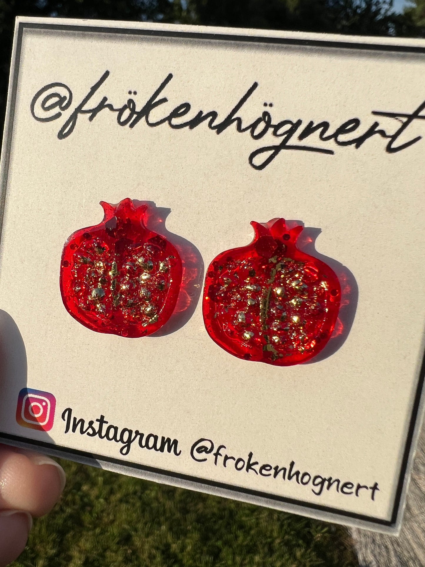 mini Pomegranate earring silicone mold / Resin molds