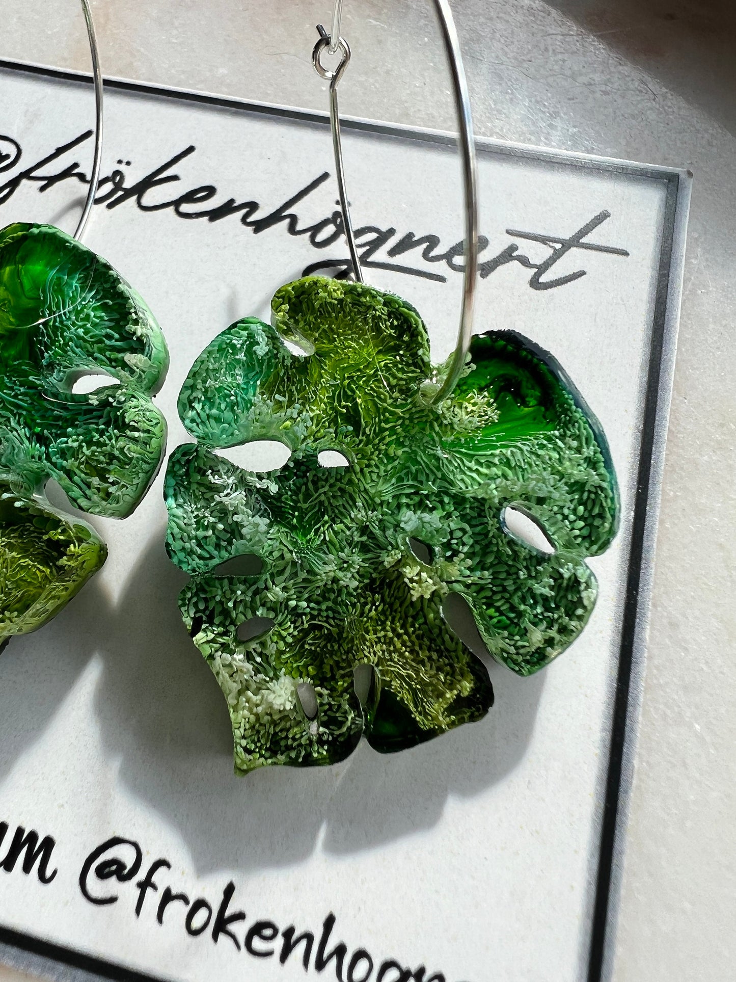 monstera earrings silicone mold / Resin molds