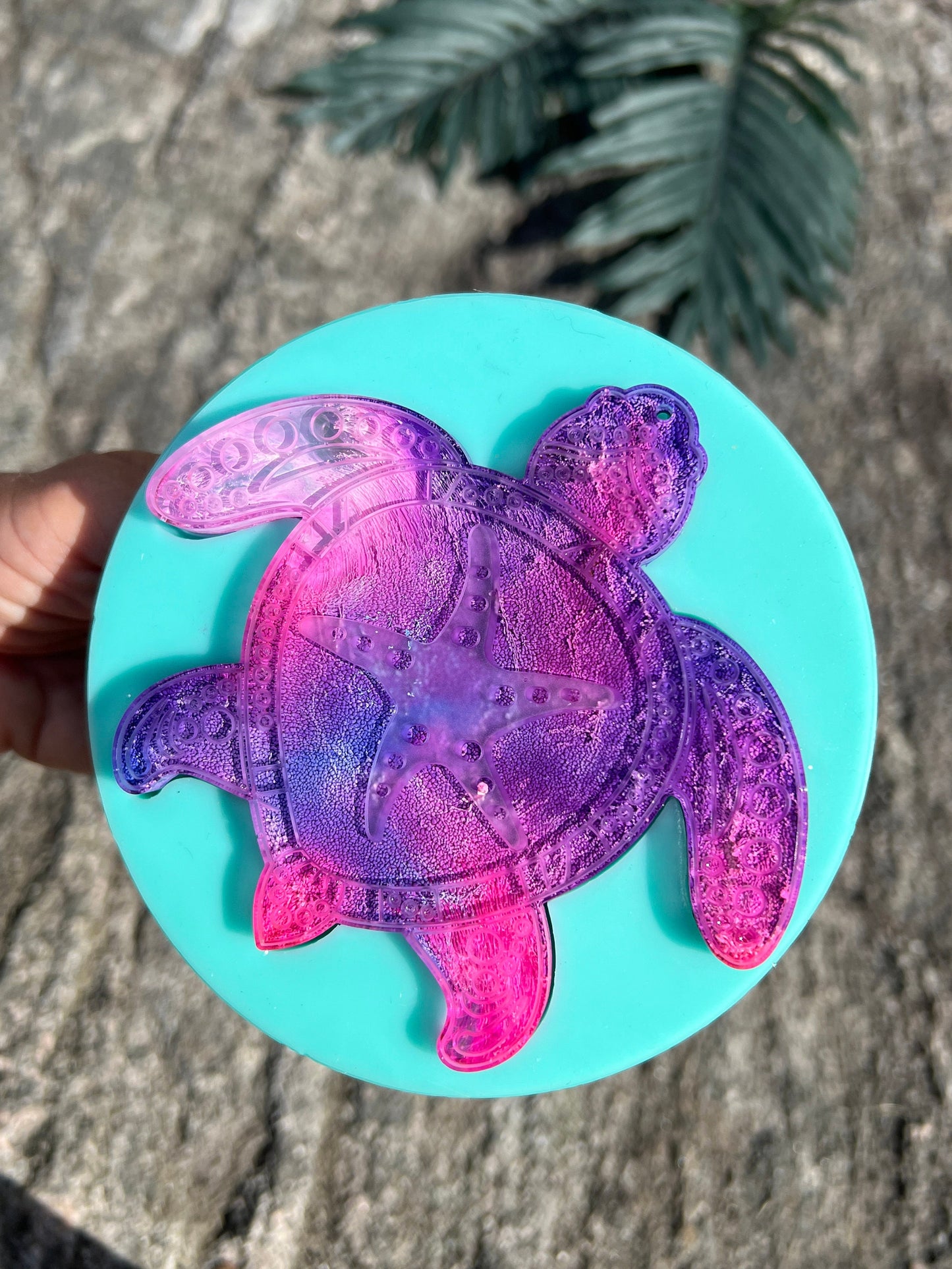 Turtle coaster silicone mold / Resin mold