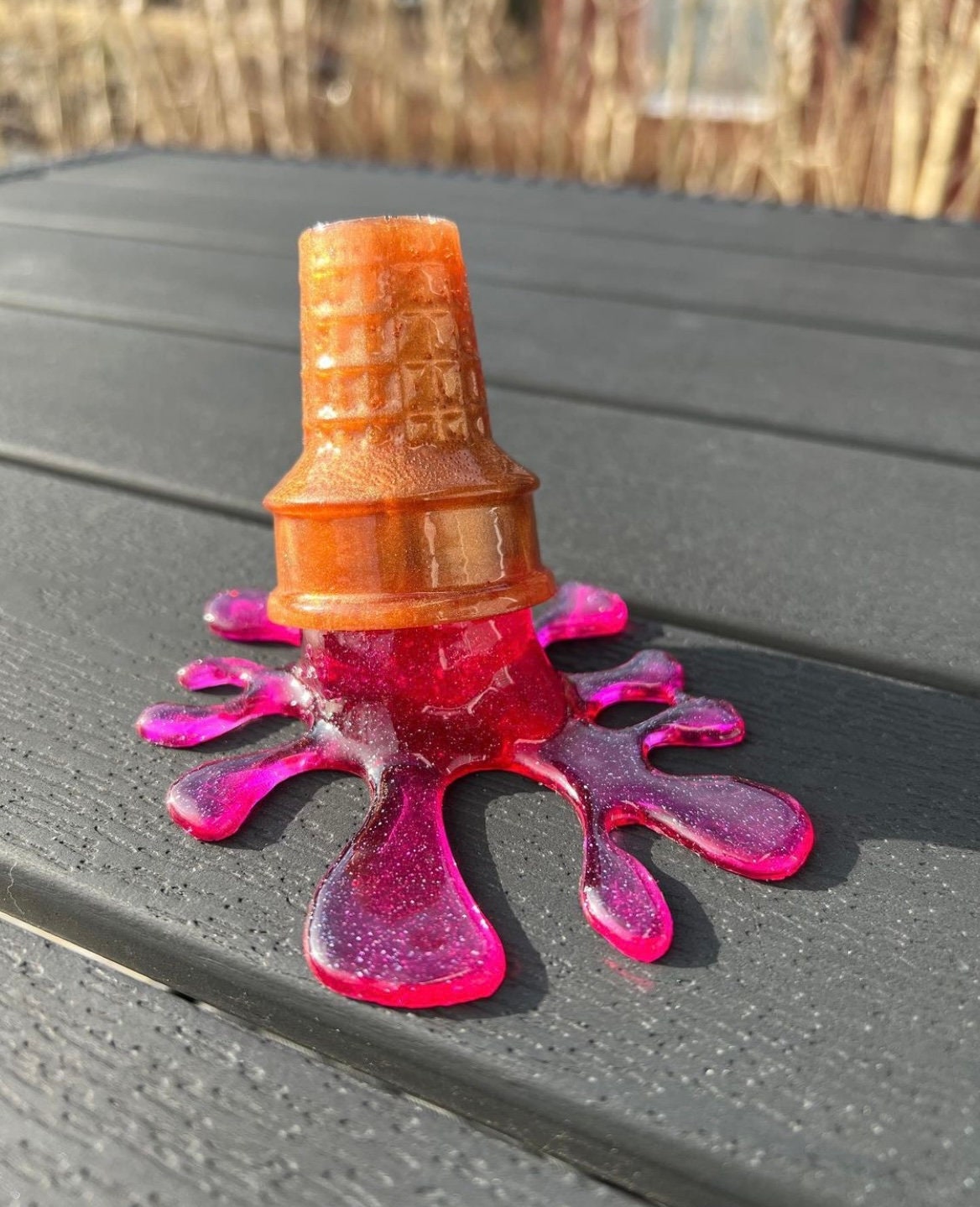 Ice cream splash silicone mold / Resin mold