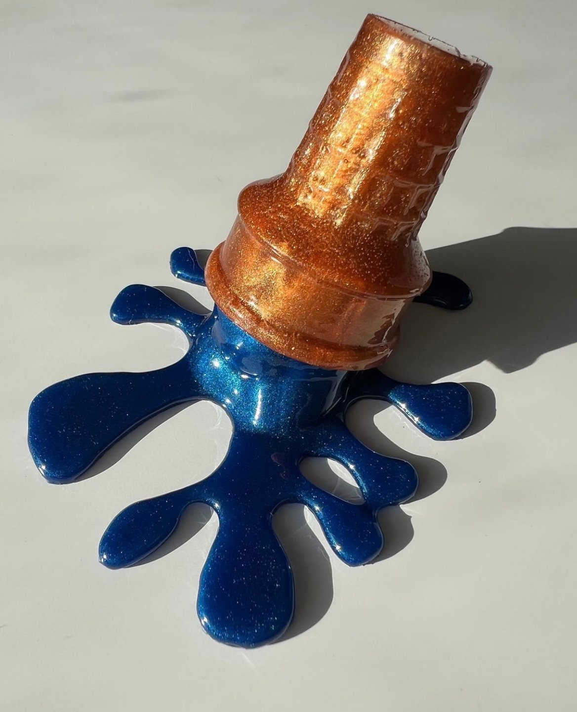 Ice cream splash silicone mold / Resin mold