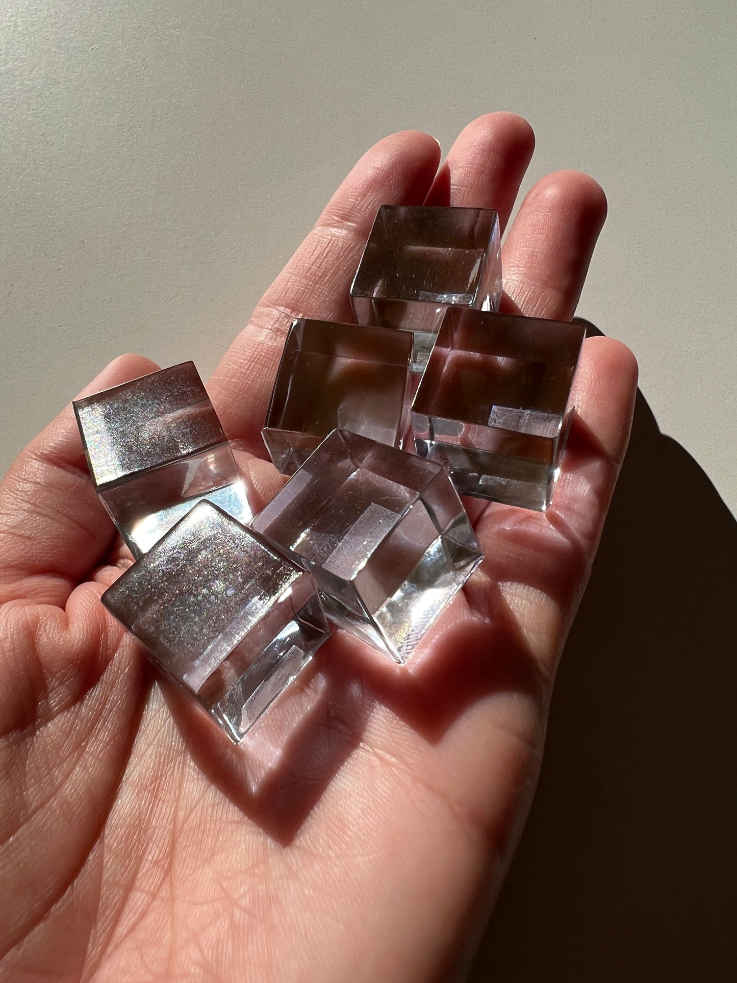 6 Crystal cubes silicone mold / Crystal Resin mold