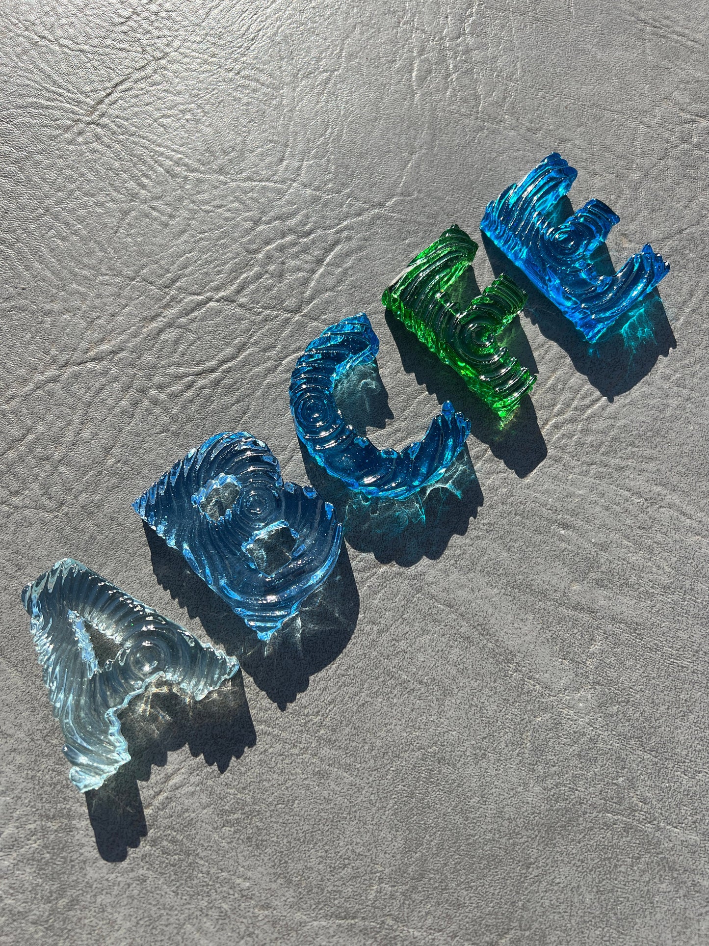 Whole Ocean Alphabet silicone molds / Resin mold