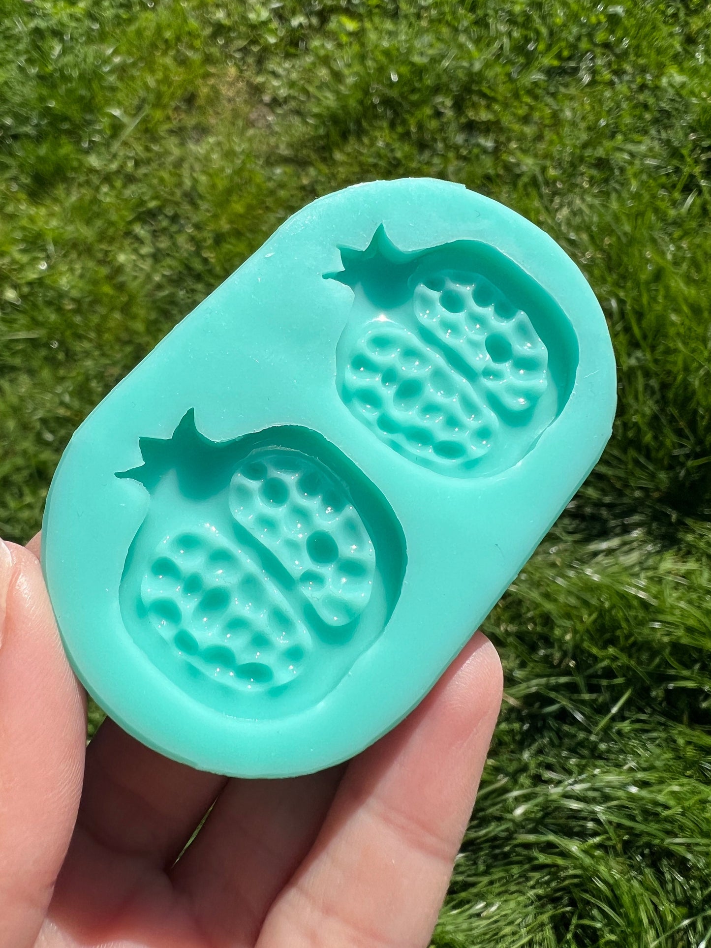 Pomegranate earring silicone mold / Resin molds