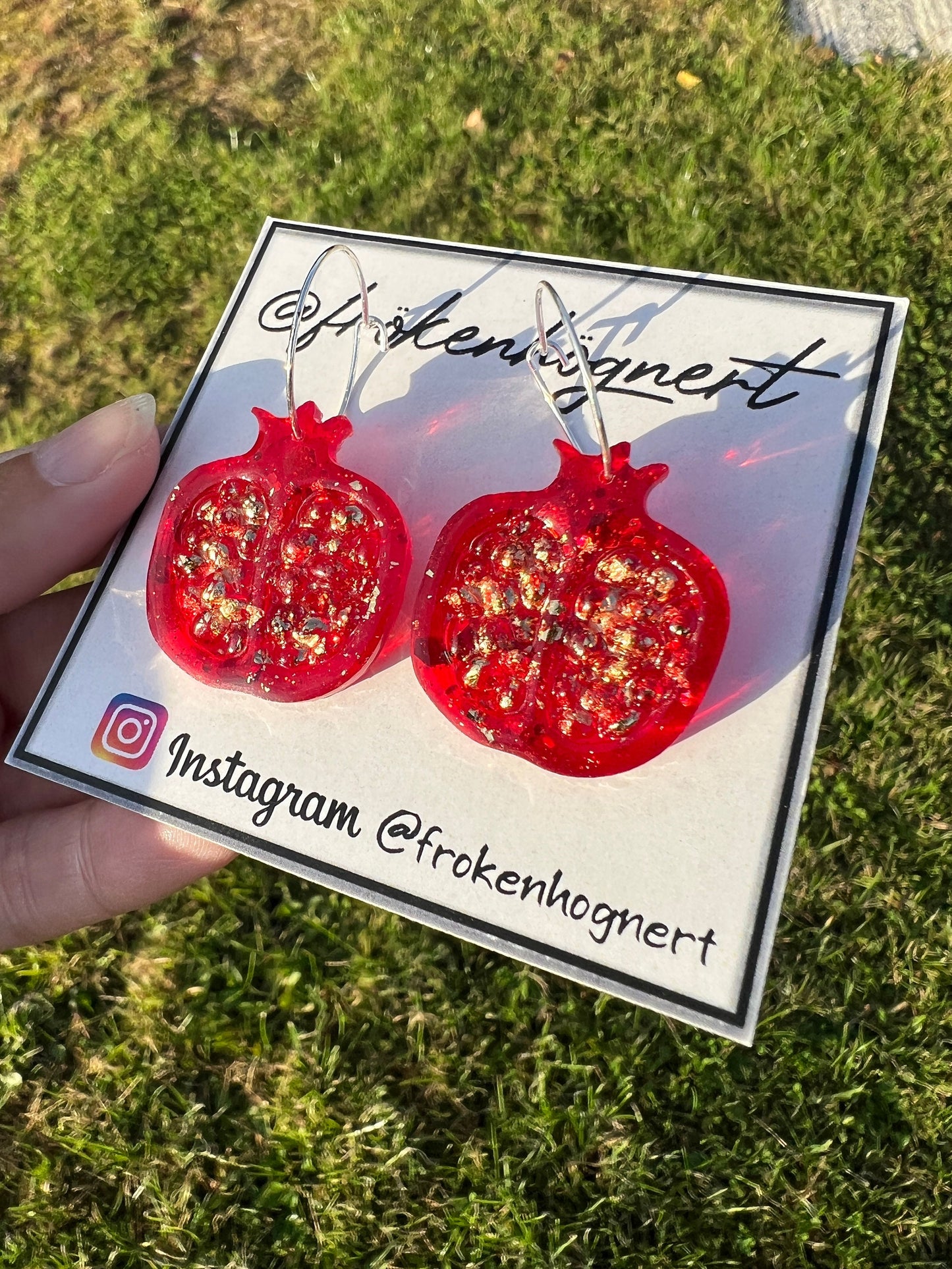 Pomegranate earring silicone mold / Resin molds