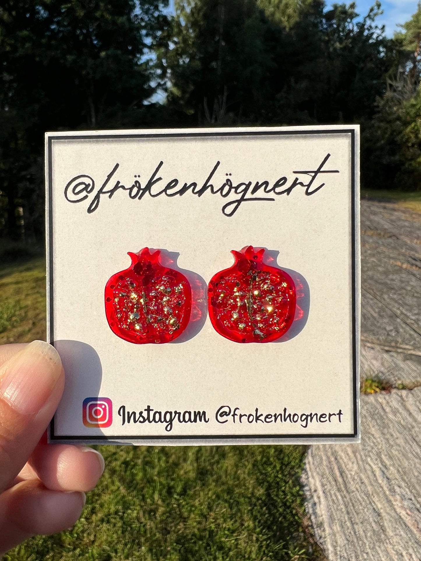 mini Pomegranate earring silicone mold / Resin molds