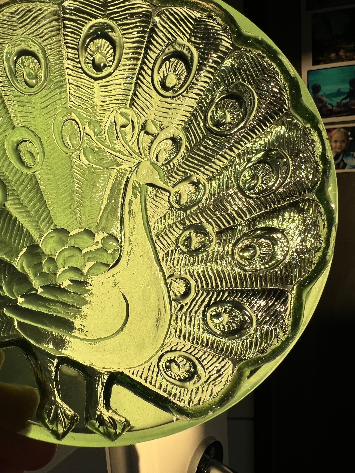 Peacock Crystal coaster silicone mold / Resin mold
