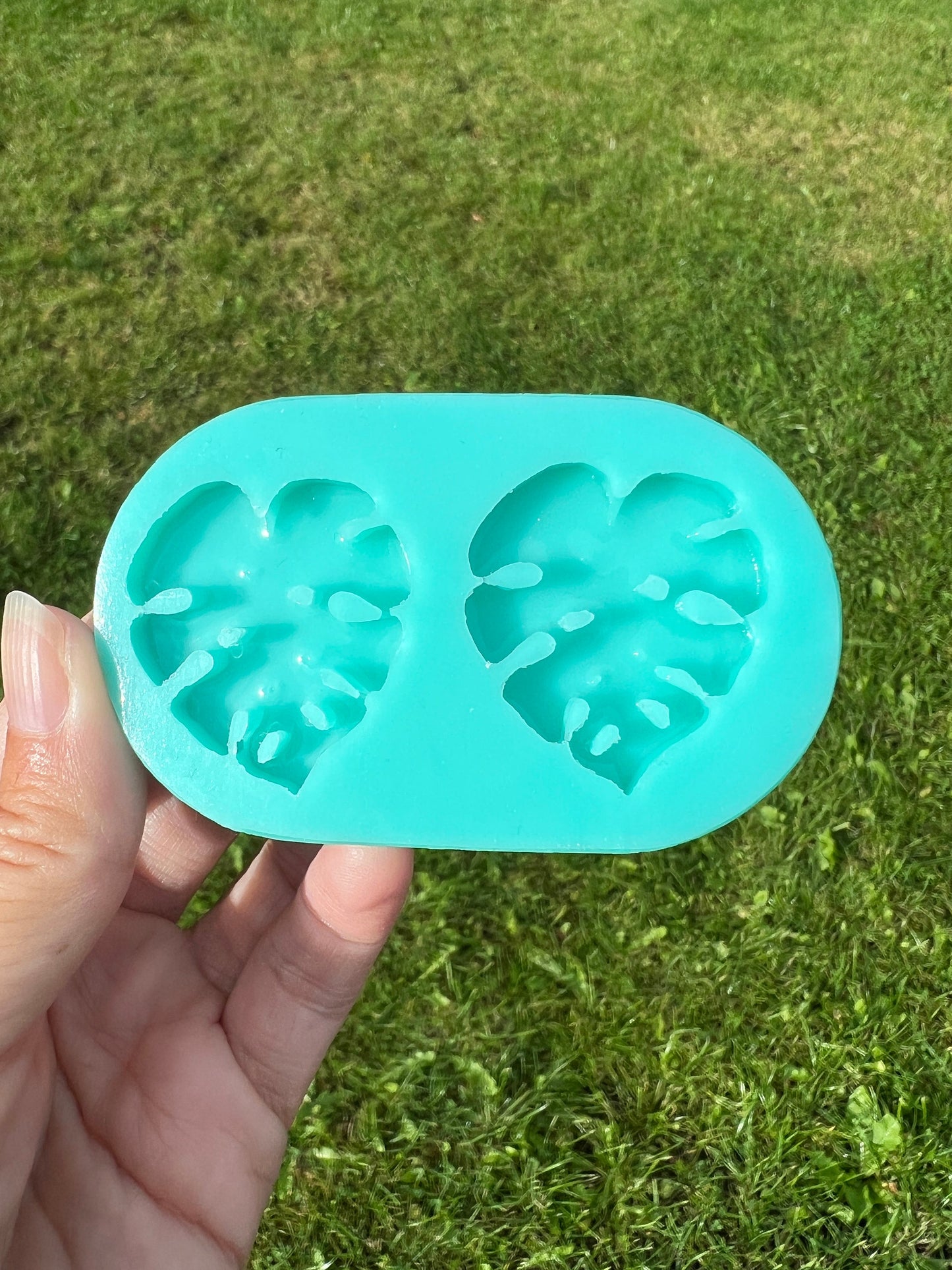 monstera earrings silicone mold / Resin molds