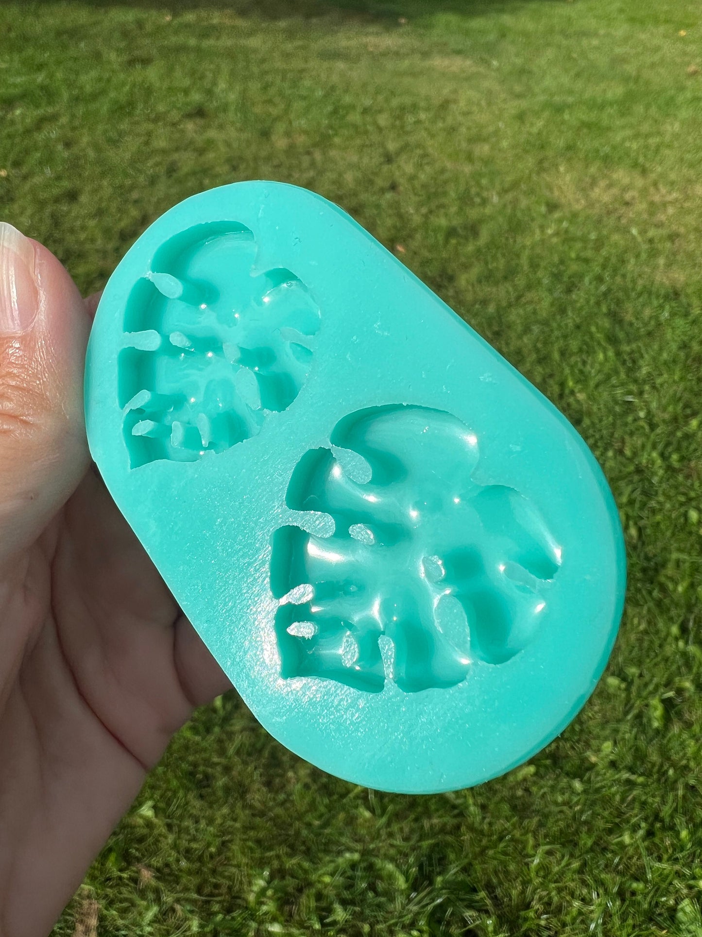 monstera earrings silicone mold / Resin molds