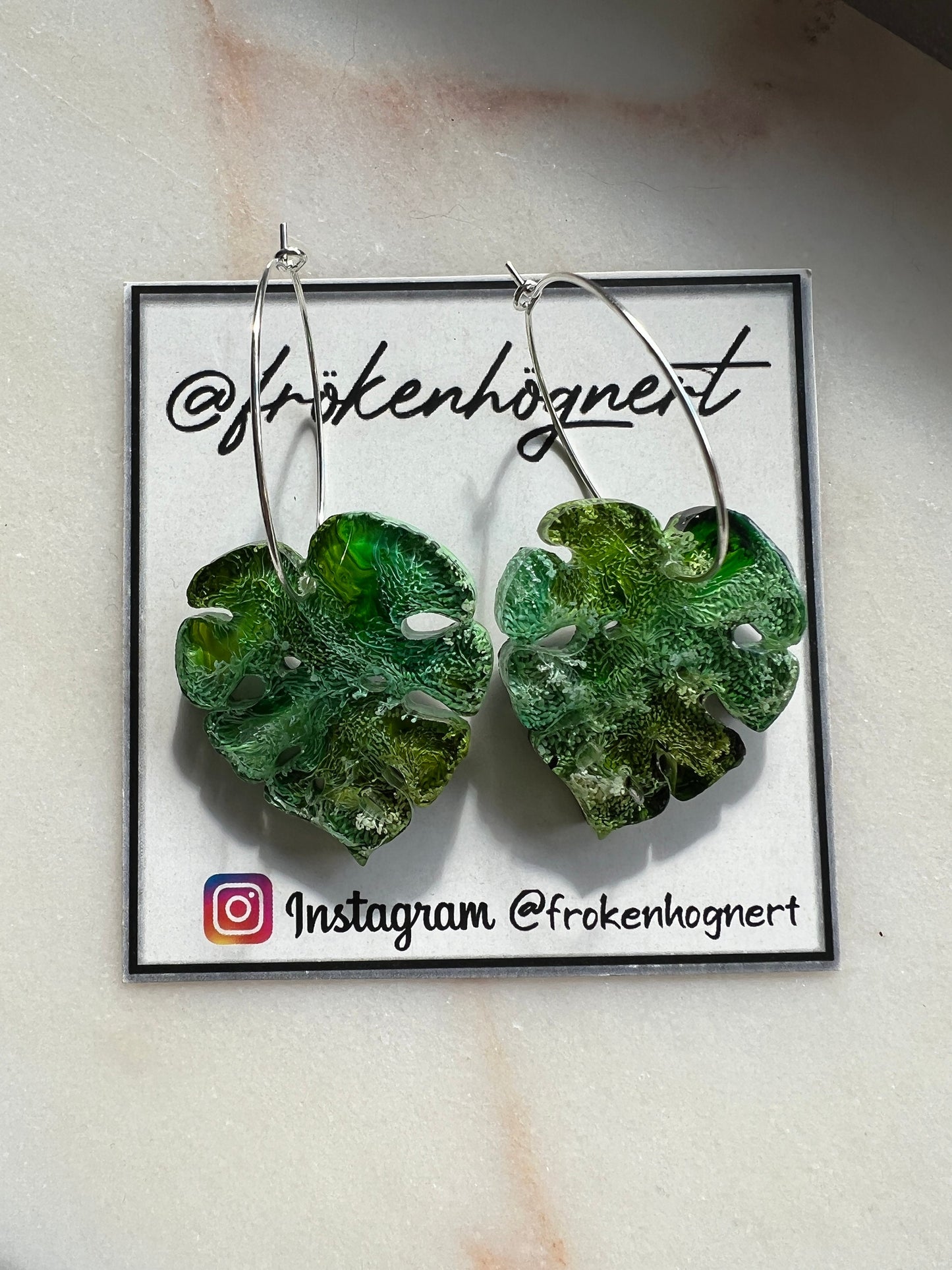 monstera earrings silicone mold / Resin molds