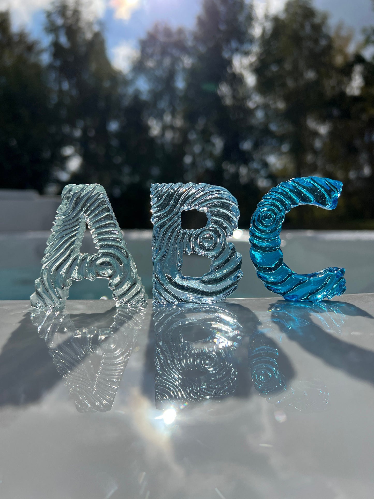 Whole Ocean Alphabet silicone molds / Resin mold