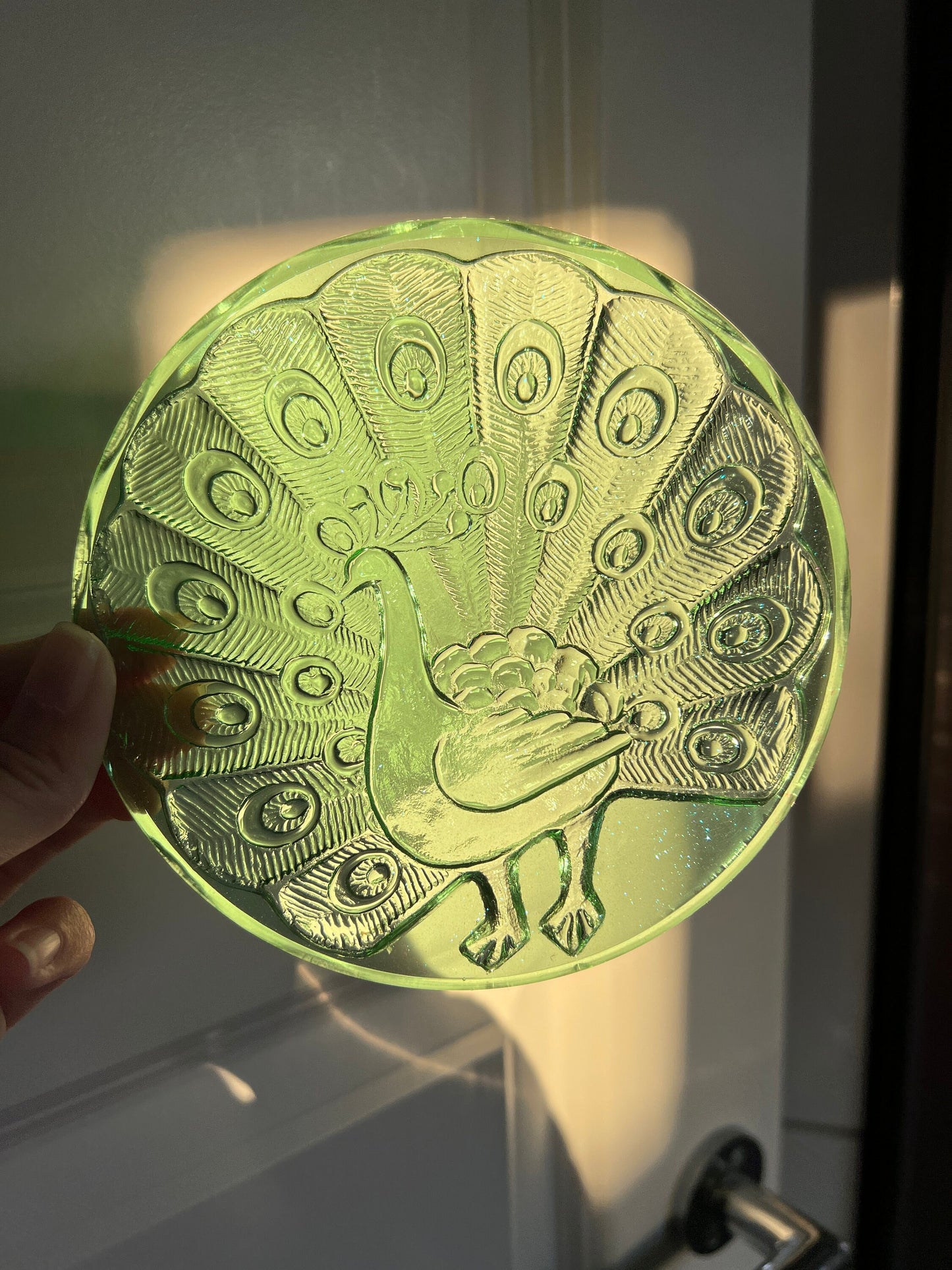 Peacock Crystal coaster silicone mold / Resin mold