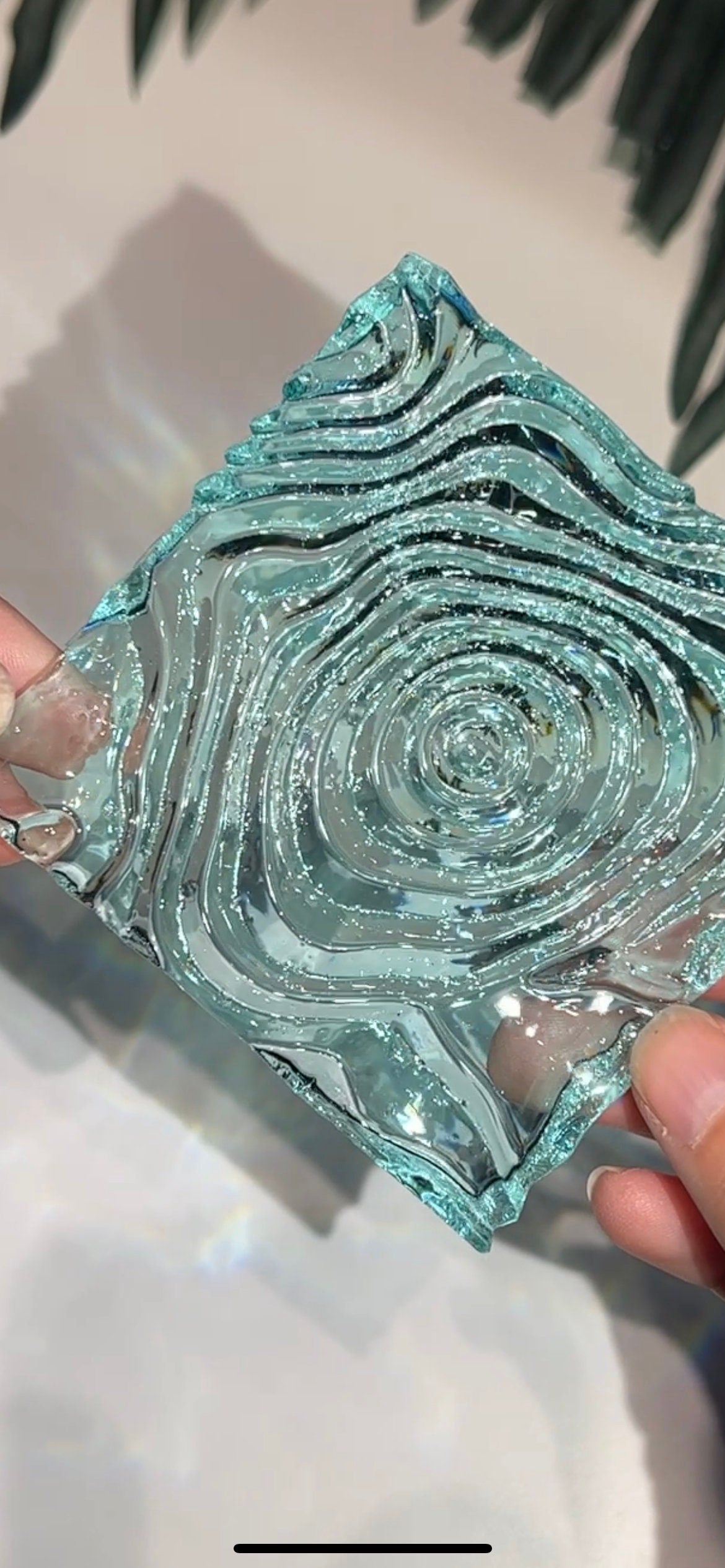 Square water coaster silicone mold / Resin mold